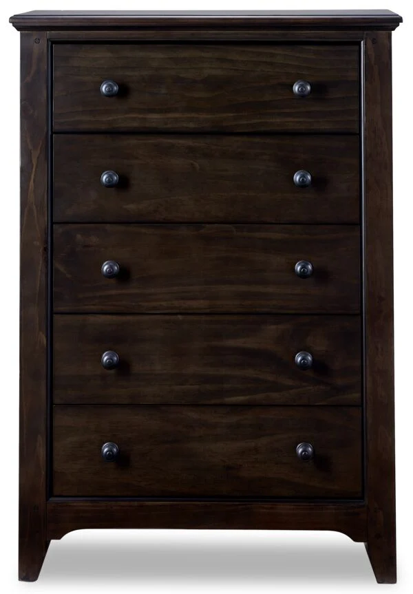 Tahoe 5-Drawer Chest - River Rock - Image 2
