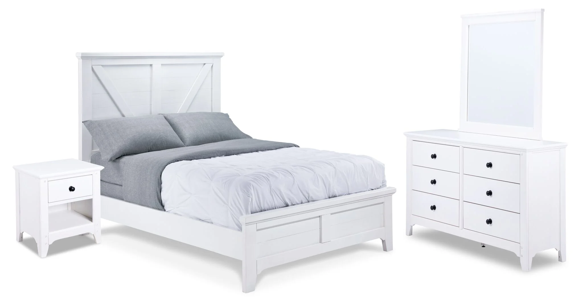 Tahoe 6-Piece Queen Bedroom Package - Sea Shell