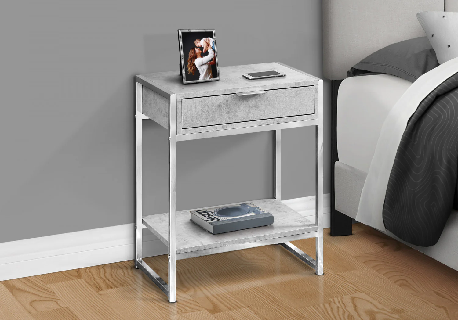 Tallen Side Table - Grey - Image 6