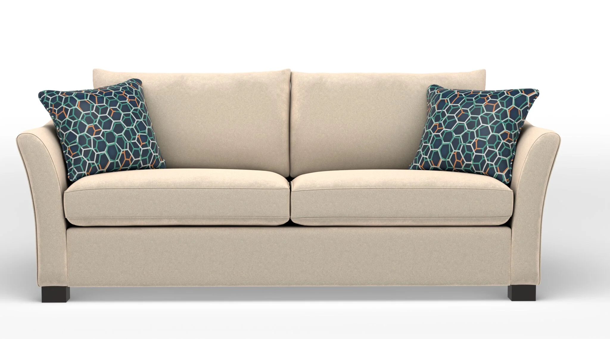 Tami Queen Sofa Bed with Innerspring Mattress - Arlo Beige - Image 2