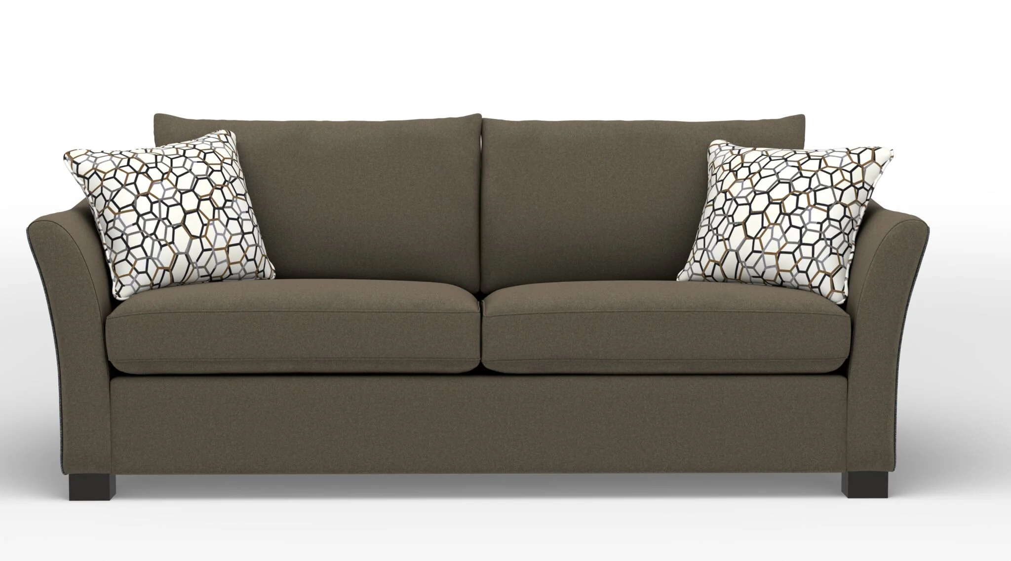 Tami Queen Sofa Bed with Innerspring Mattress - Arlo Brown - Image 2