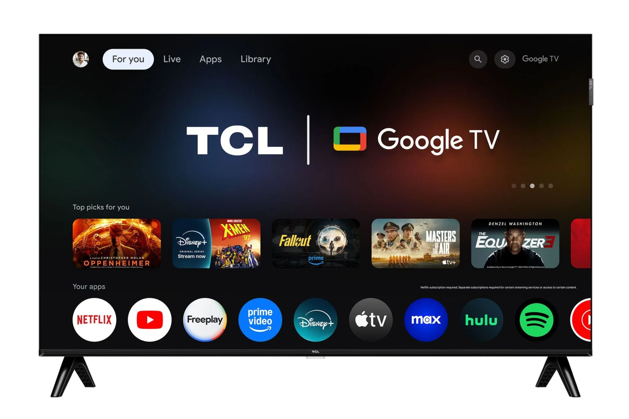 TCL 40" Q3K Series 1080P FHD QLED Smart TV with Google TV – 40Q3K - Image 2