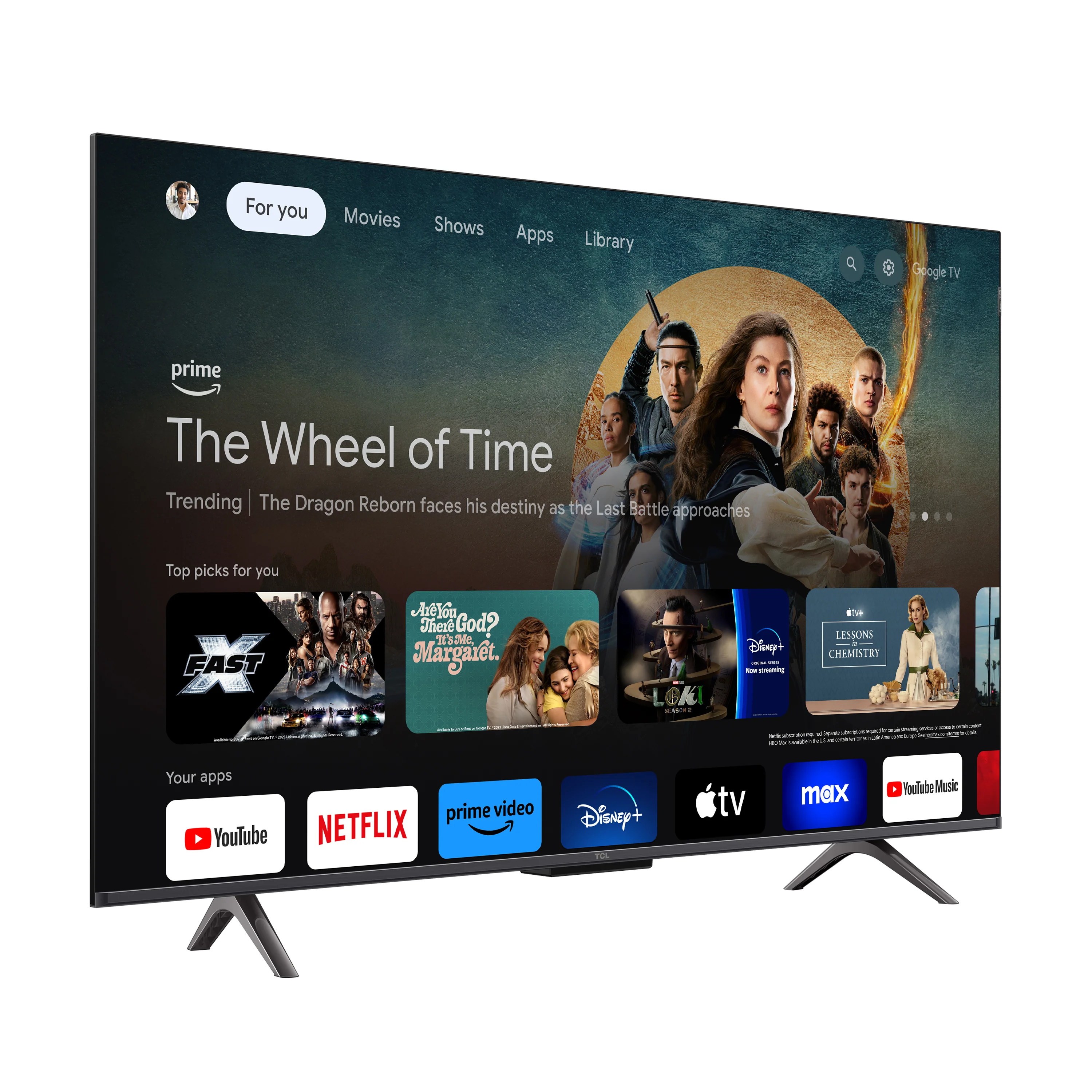 TCL 75" Q65 Class QLED 4K UHD HDR Smart TV with Google TV â 75Q651G-CA - Image 4