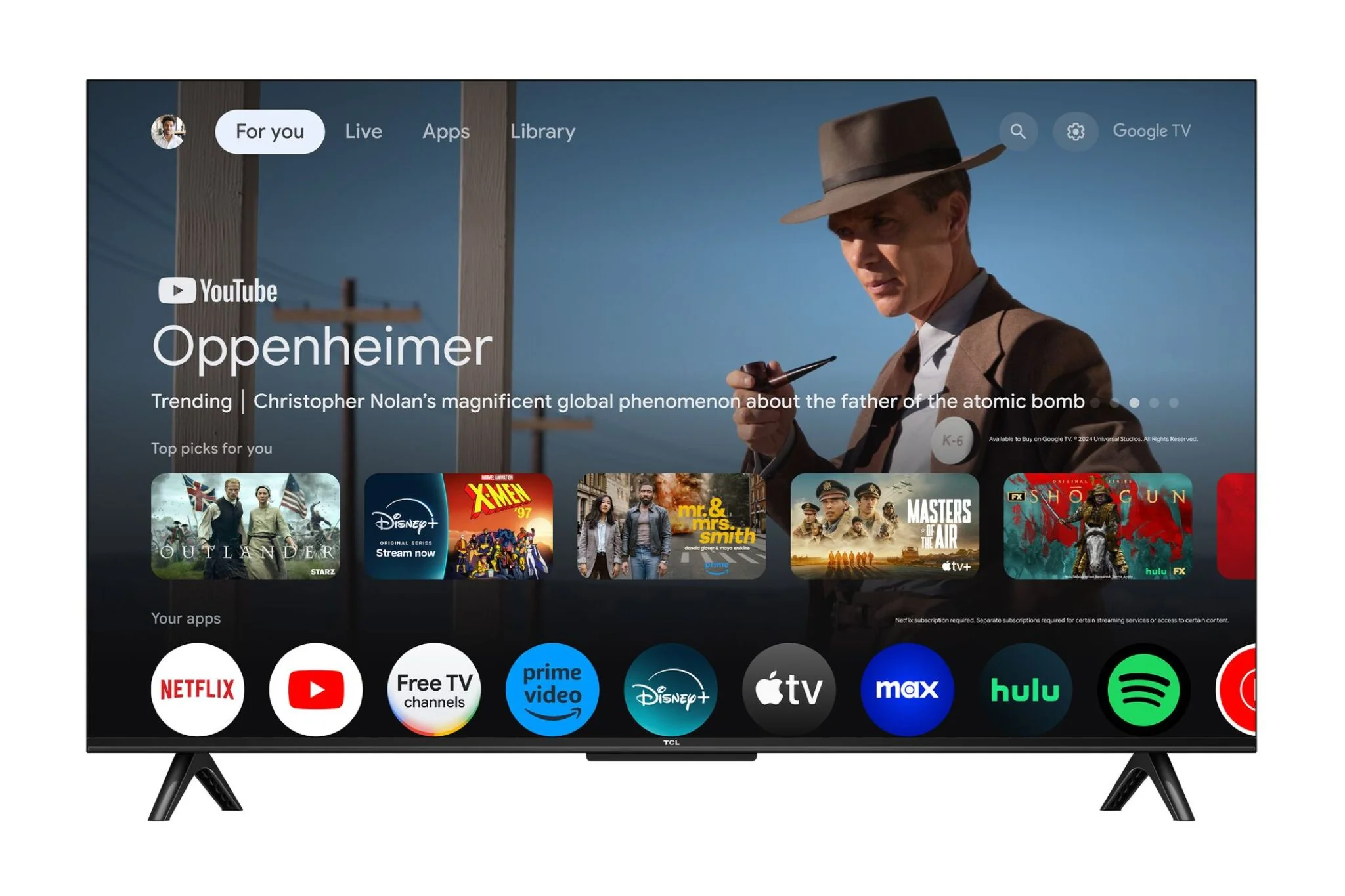 TCL 75" S45K Series 4K UHD HDR LED Smart TV with Google TV - 75S45K