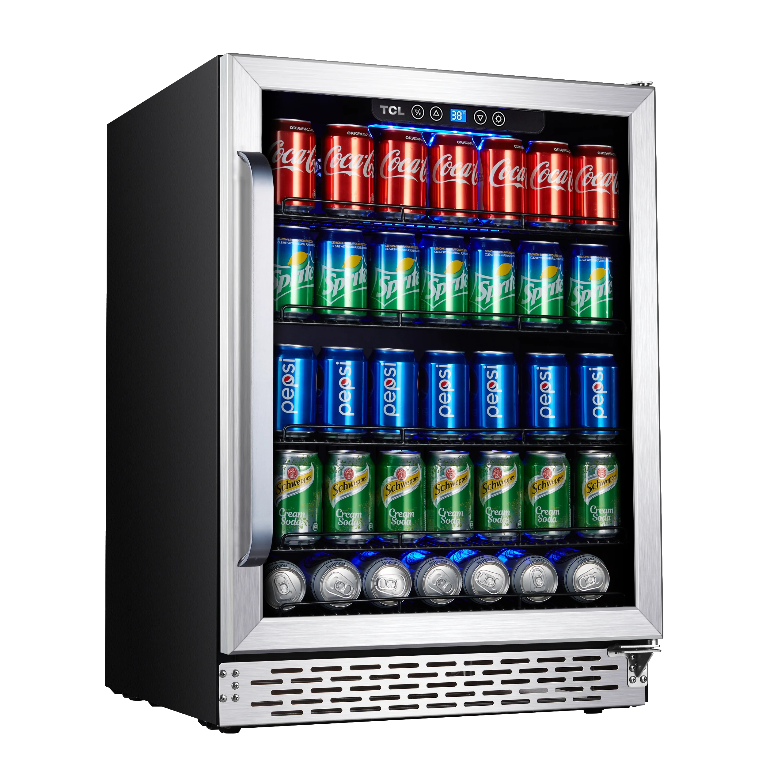 TCL Stainless Steel 161-Can Beverage Chiller - B521F - Image 3