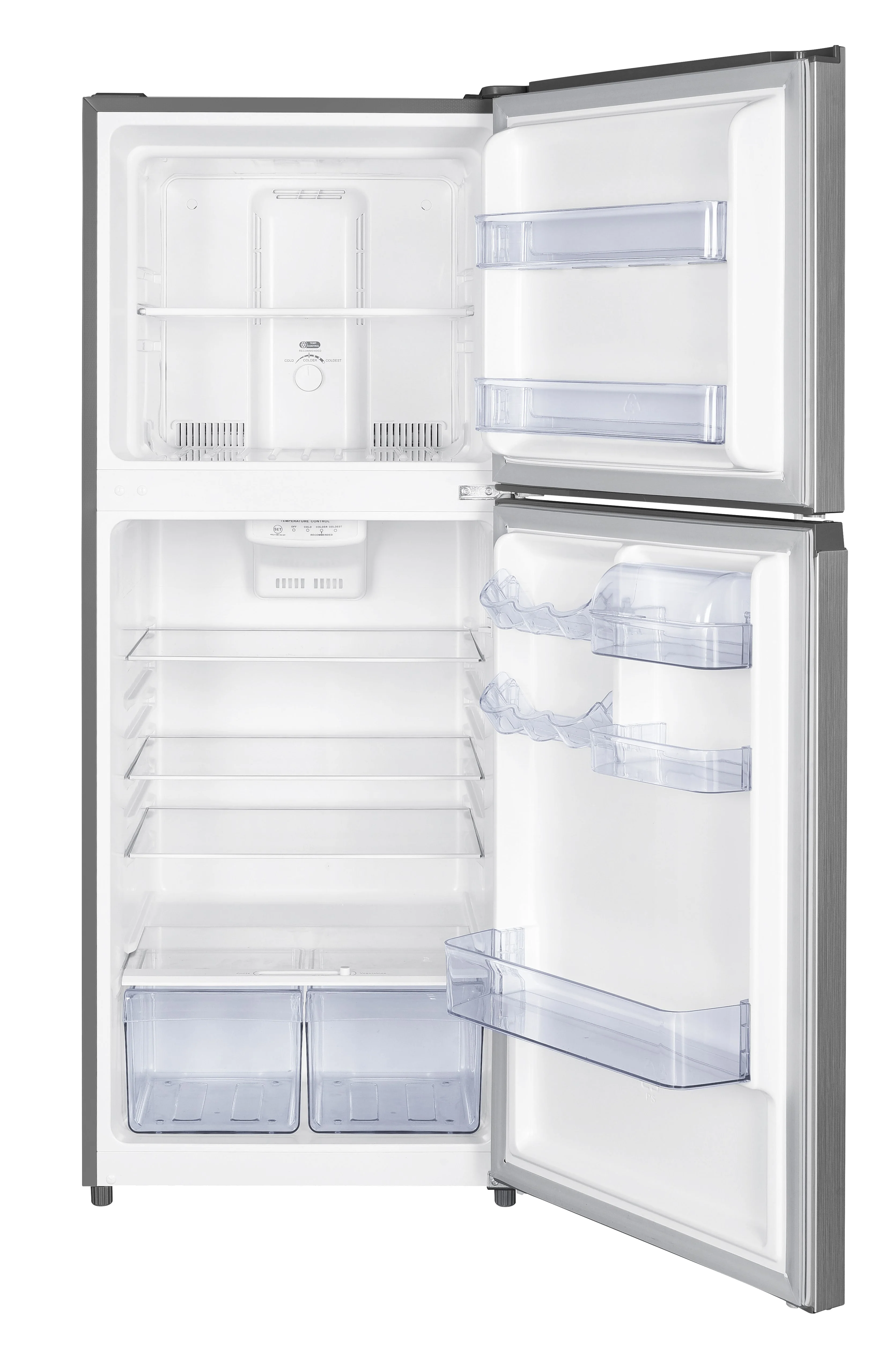 TCL 23.75" 11.6 Cu. Ft. Stainless Steel Top-Freezer Refrigerator - TM113L-CA - Image 3