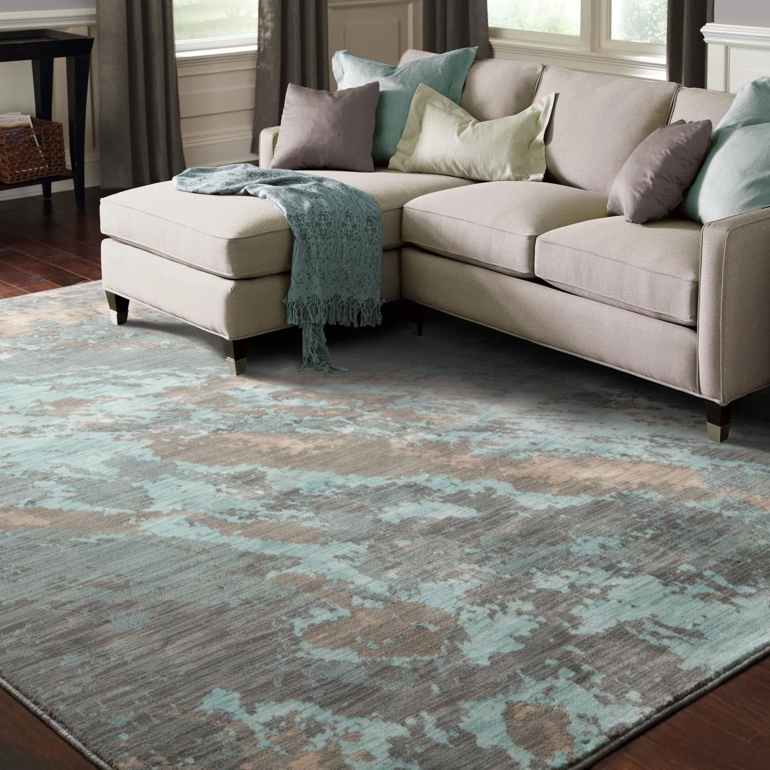Tempe W6367AL Marble Area Rug (9'10"X12'10") - Image 5
