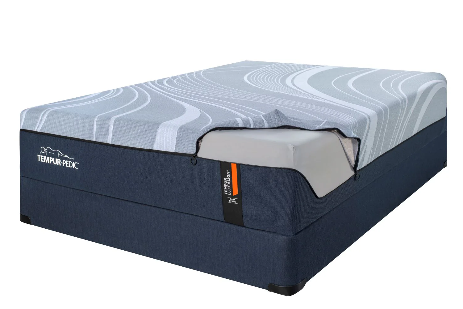 Tempur-Pedic LuxeAlignÂź 2.0 Firm 13" Queen Mattress and Boxspring Set - Image 4