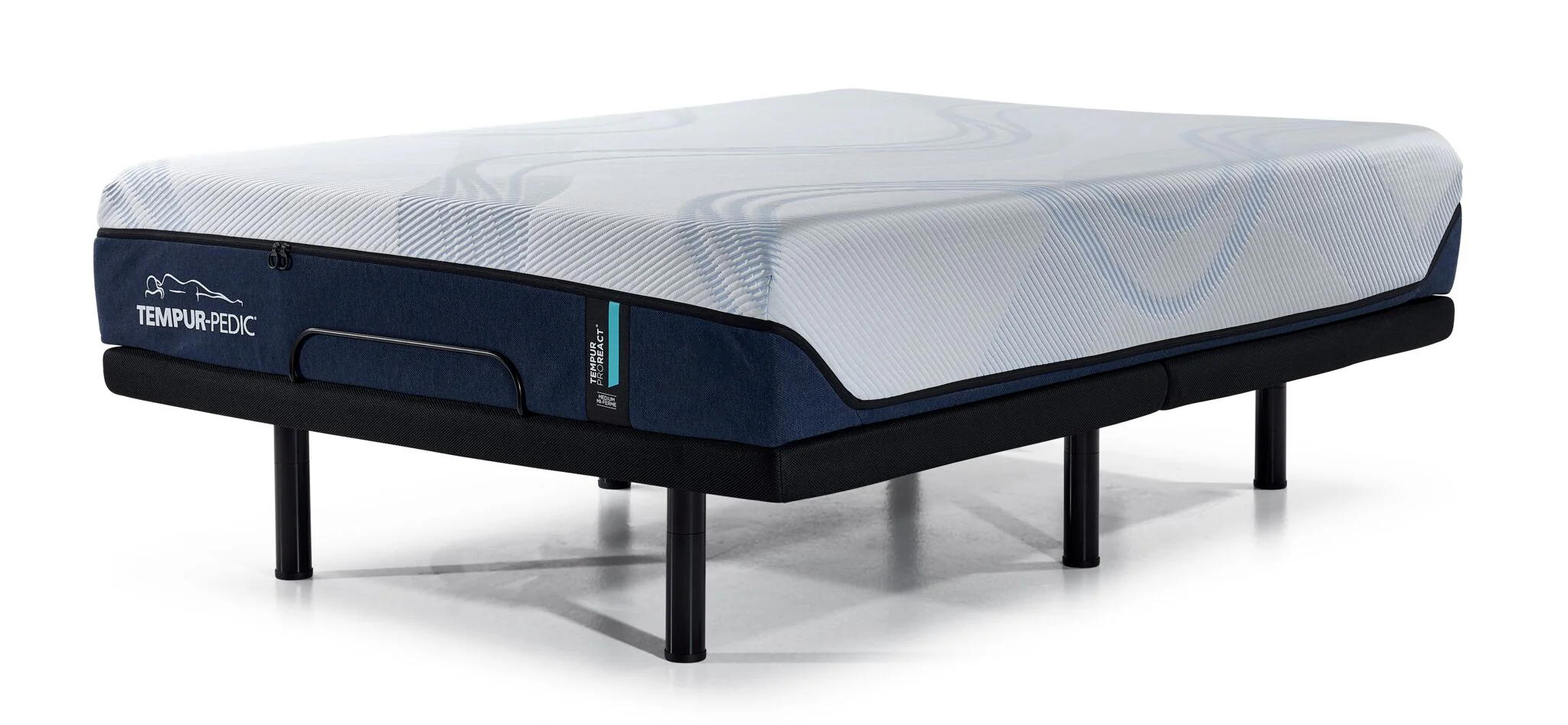 Tempur-Pedic Pro-React 2.0 Medium 12" King Mattress and L2 Motion Pro Adjustable Base - Image 2