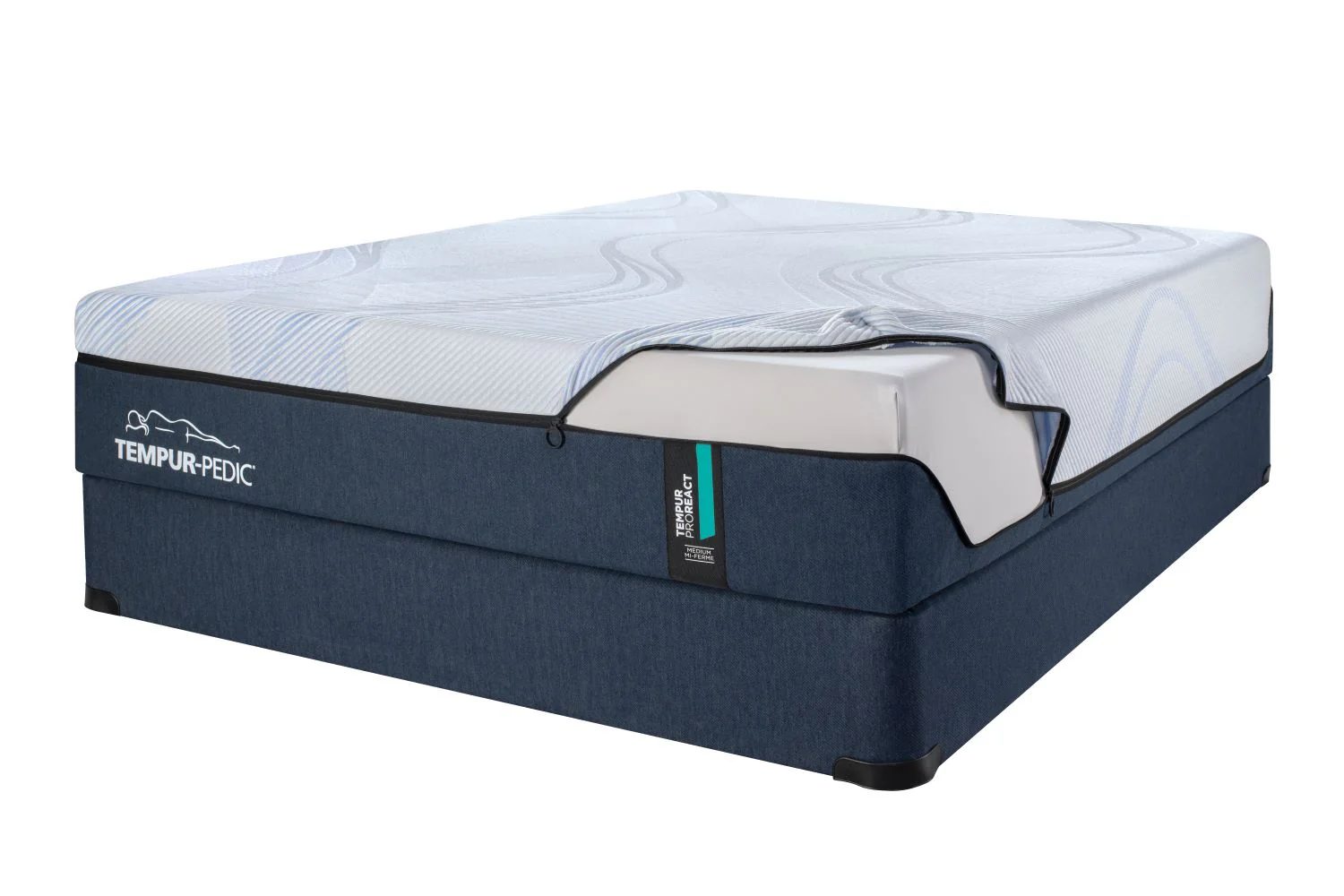 Tempur-Pedic Pro-React 2.0 Medium Queen Mattress and Boxspring Set - Image 4