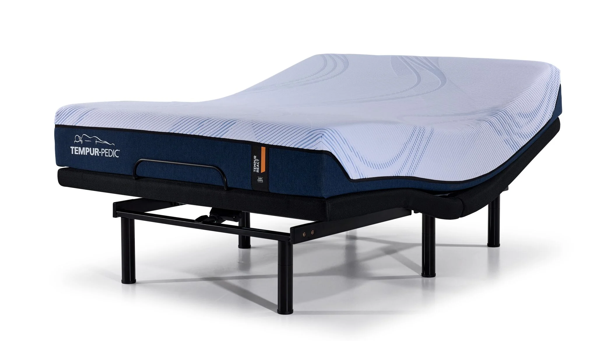 Tempur-Pedic React 2.0 Firm 11" King Mattress and L2 Motion Pro Adjustable Base - Image 3