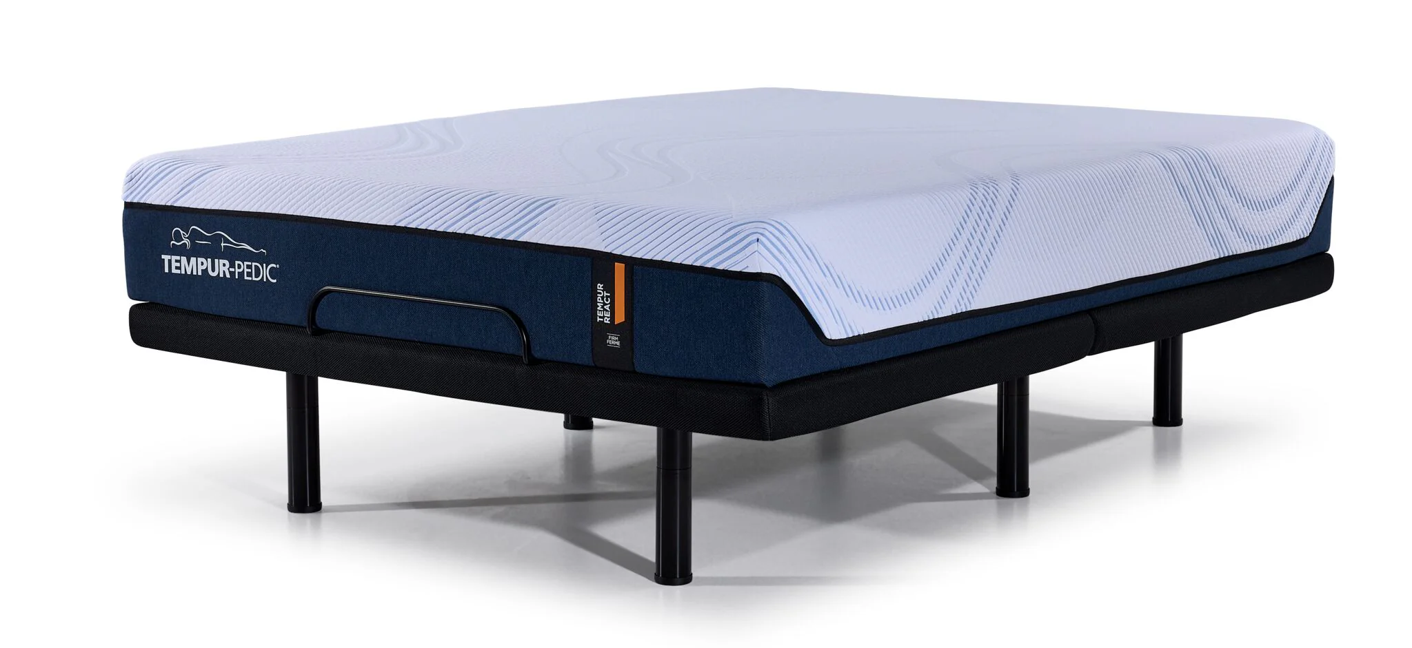 Tempur-Pedic React 2.0 Firm 11" Queen Mattress and L2 Motion Pro Adjustable Base - Image 2