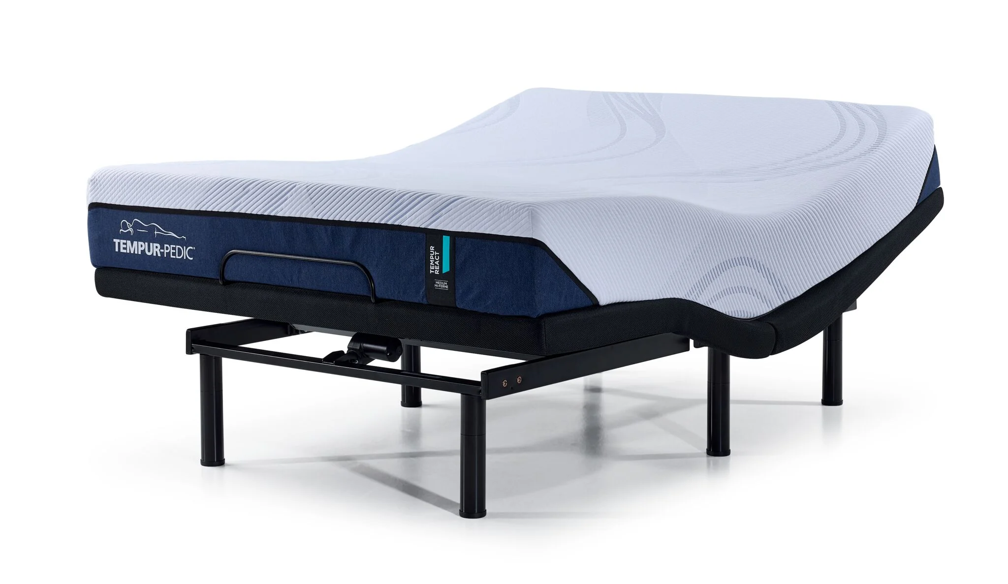 Tempur-Pedic React 2.0 Medium 10" Queen Mattress and L2 Motion Pro Adjustable Base - Image 3