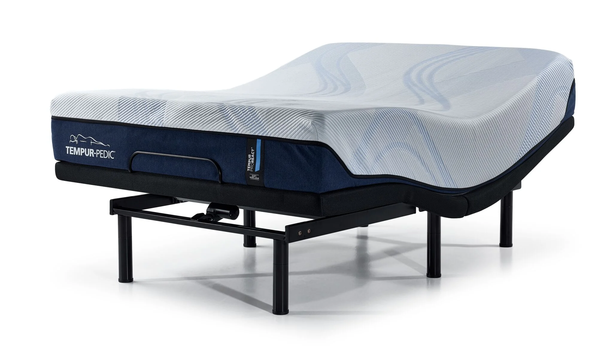 Tempur-Pedic React 2.0 Soft 11" Twin XL Mattress and L2 Motion Pro Adjustable Base - Image 3