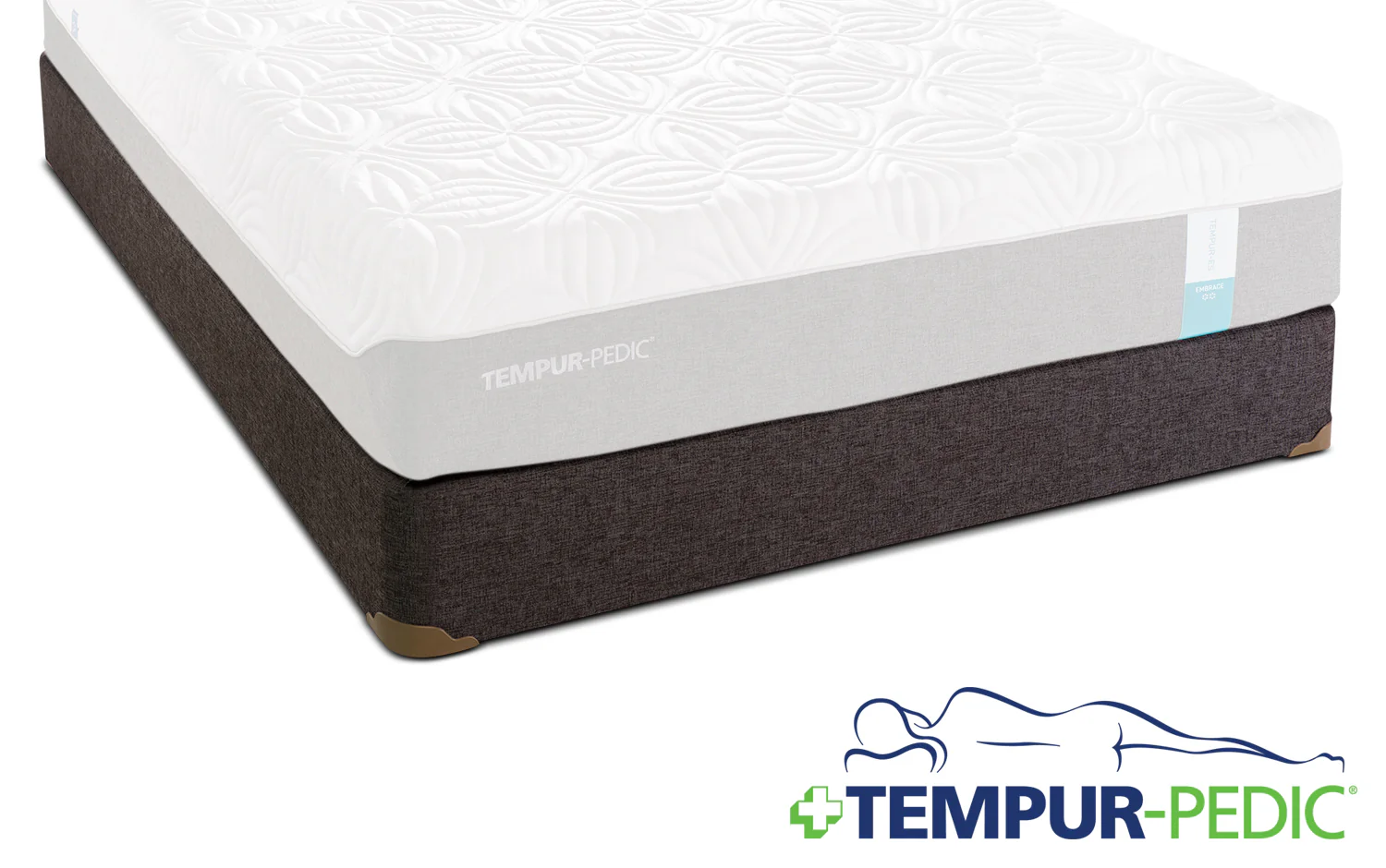 Tempur-Pedic Reinforce King Split Boxspring - Image 2