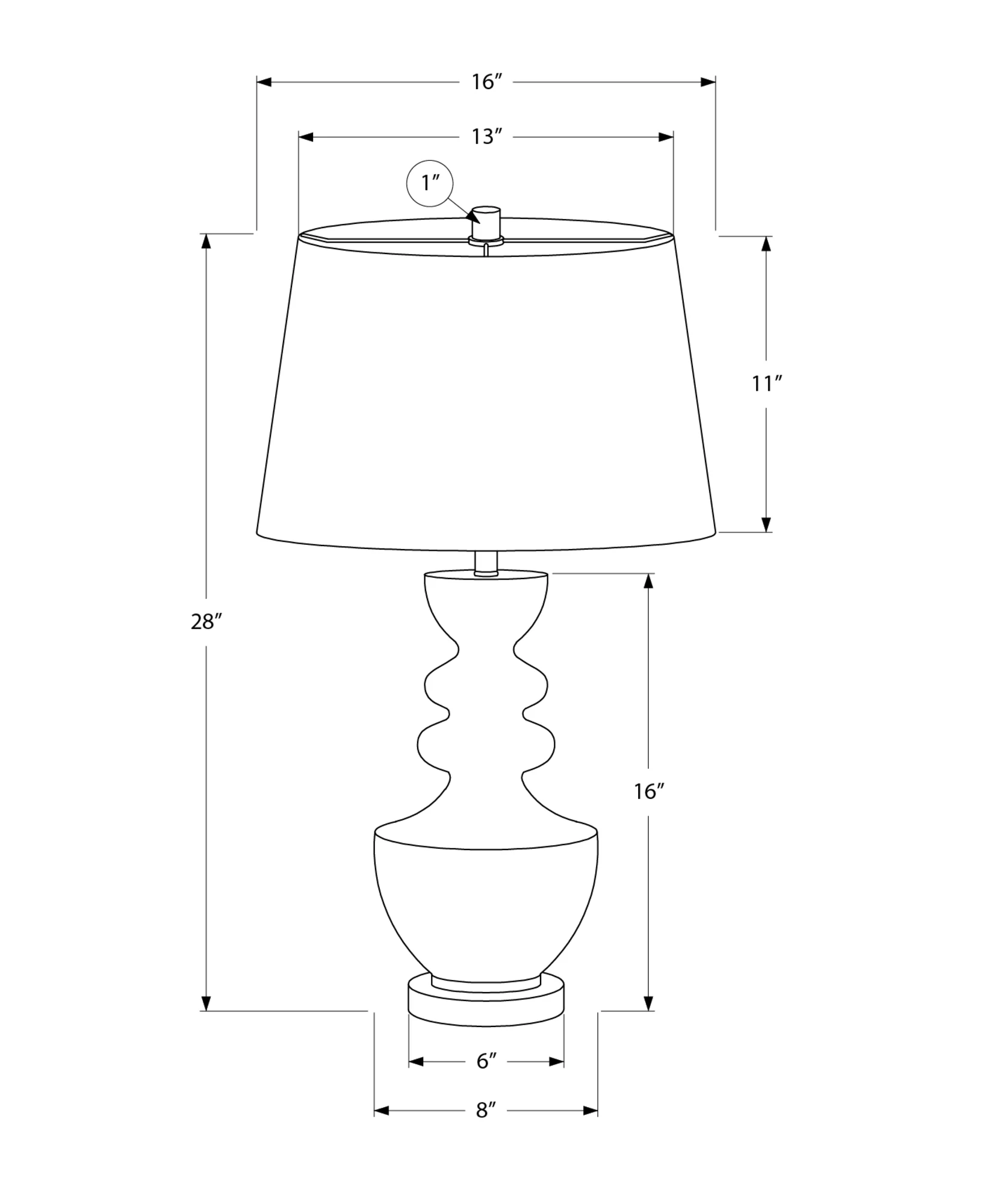 Tenz Table Lamp - Grey - Image 3