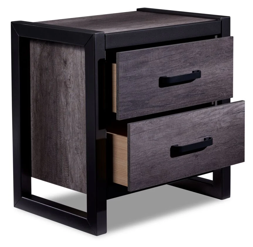 Terra Night Table - Grey - Image 3