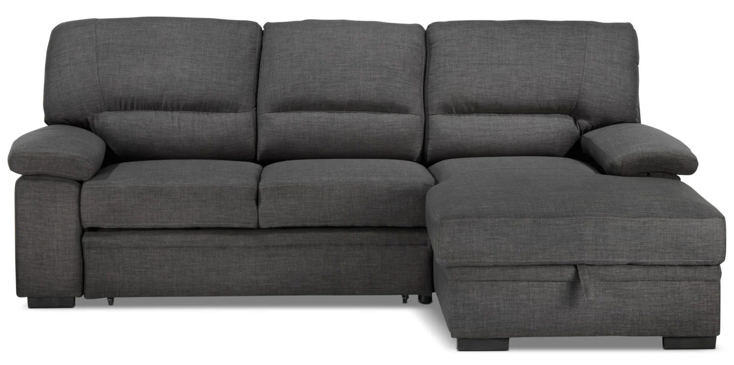 Tessaro Pop-Up Sofa Bed - Charcoal - Image 5