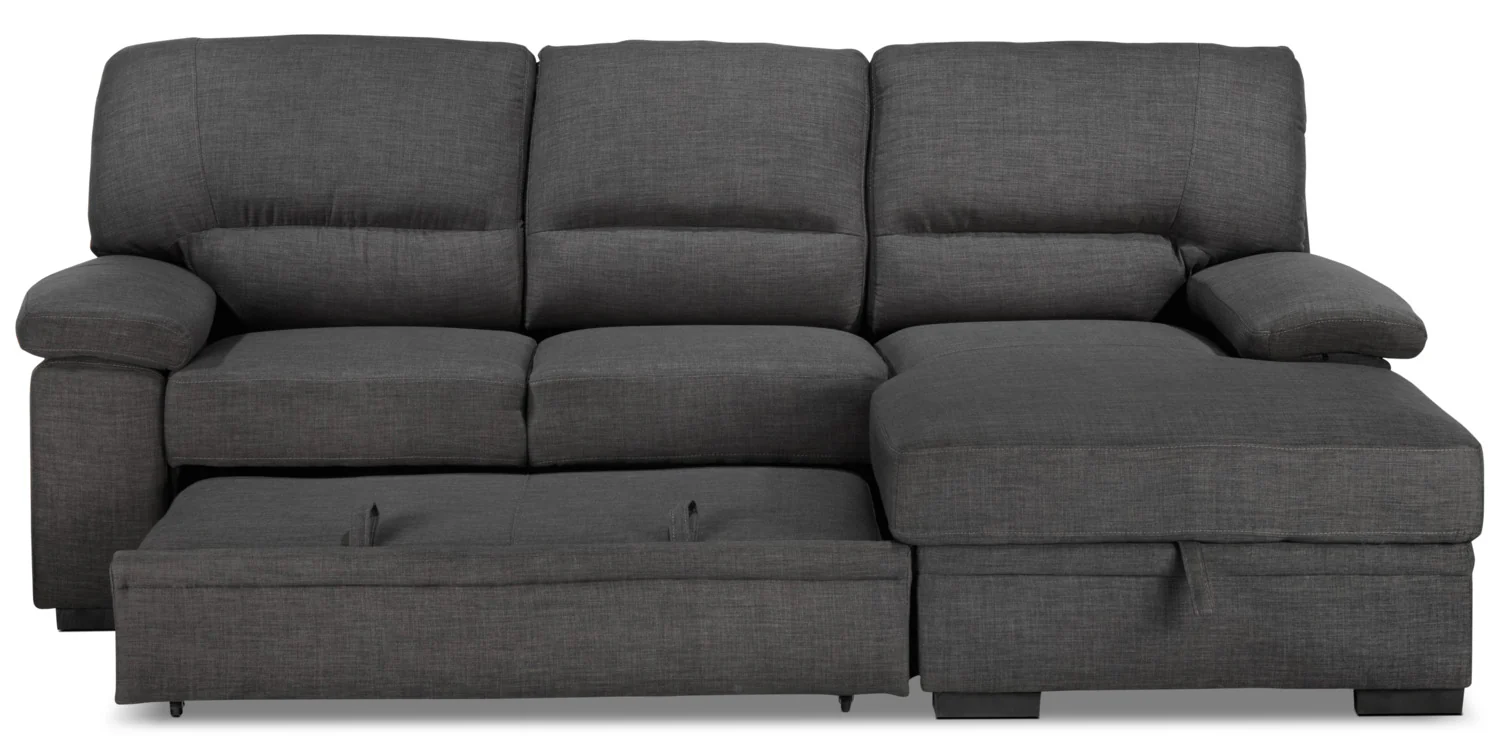 Tessaro Pop-Up Sofa Bed - Charcoal - Image 7