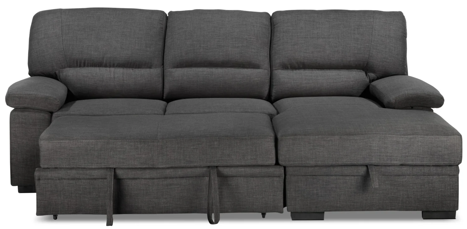 Tessaro Pop-Up Sofa Bed - Charcoal - Image 9