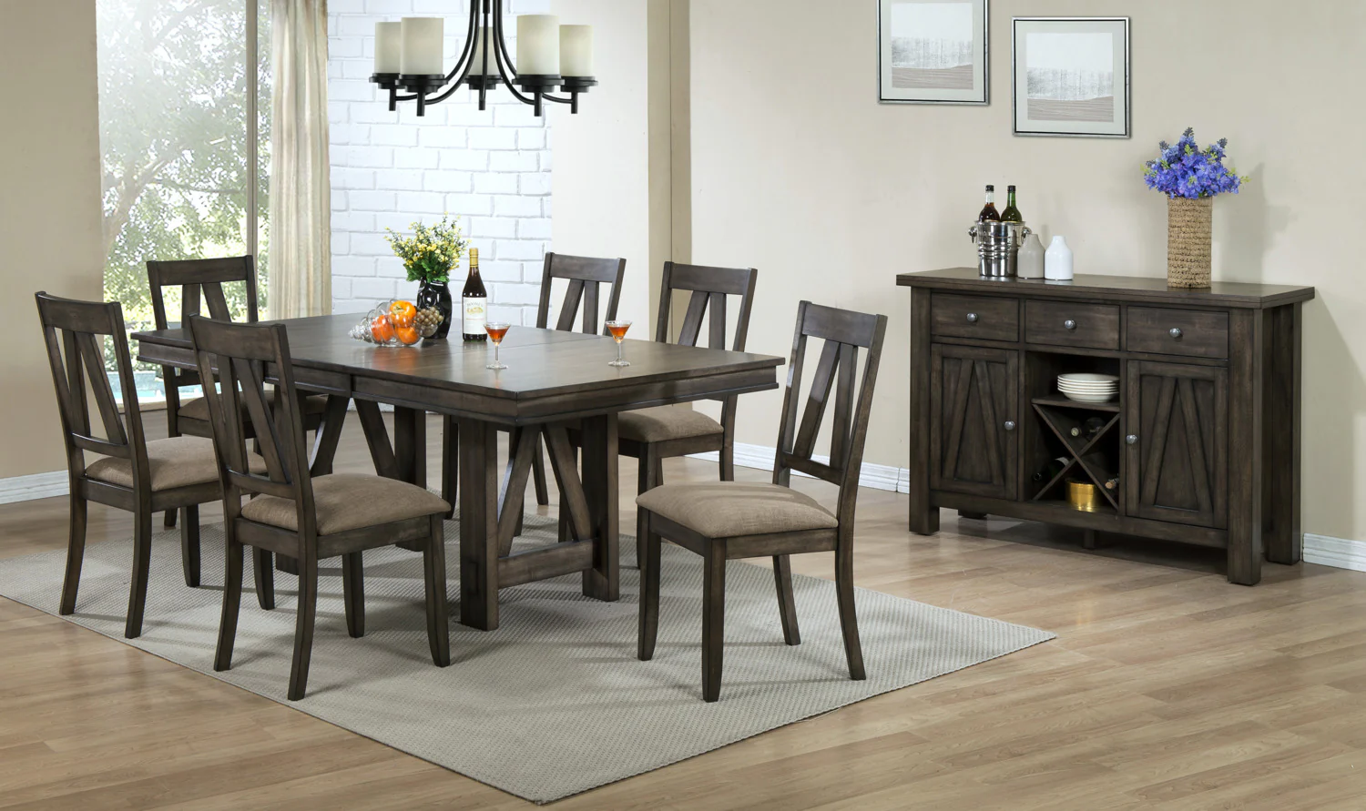Thompson Side Chair - Dark Oak - Image 2