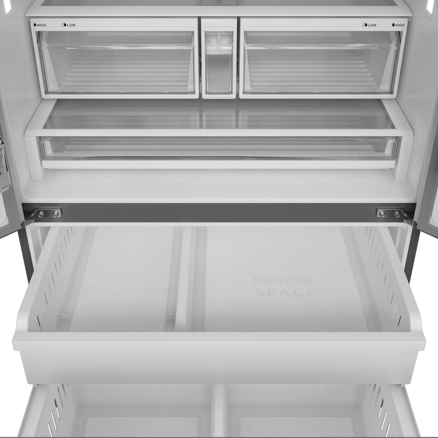 Thor Kitchen 36" 28.9 Cu. Ft. Stainless Steel French Door Refrigerator – TRF3628FFD - Image 6