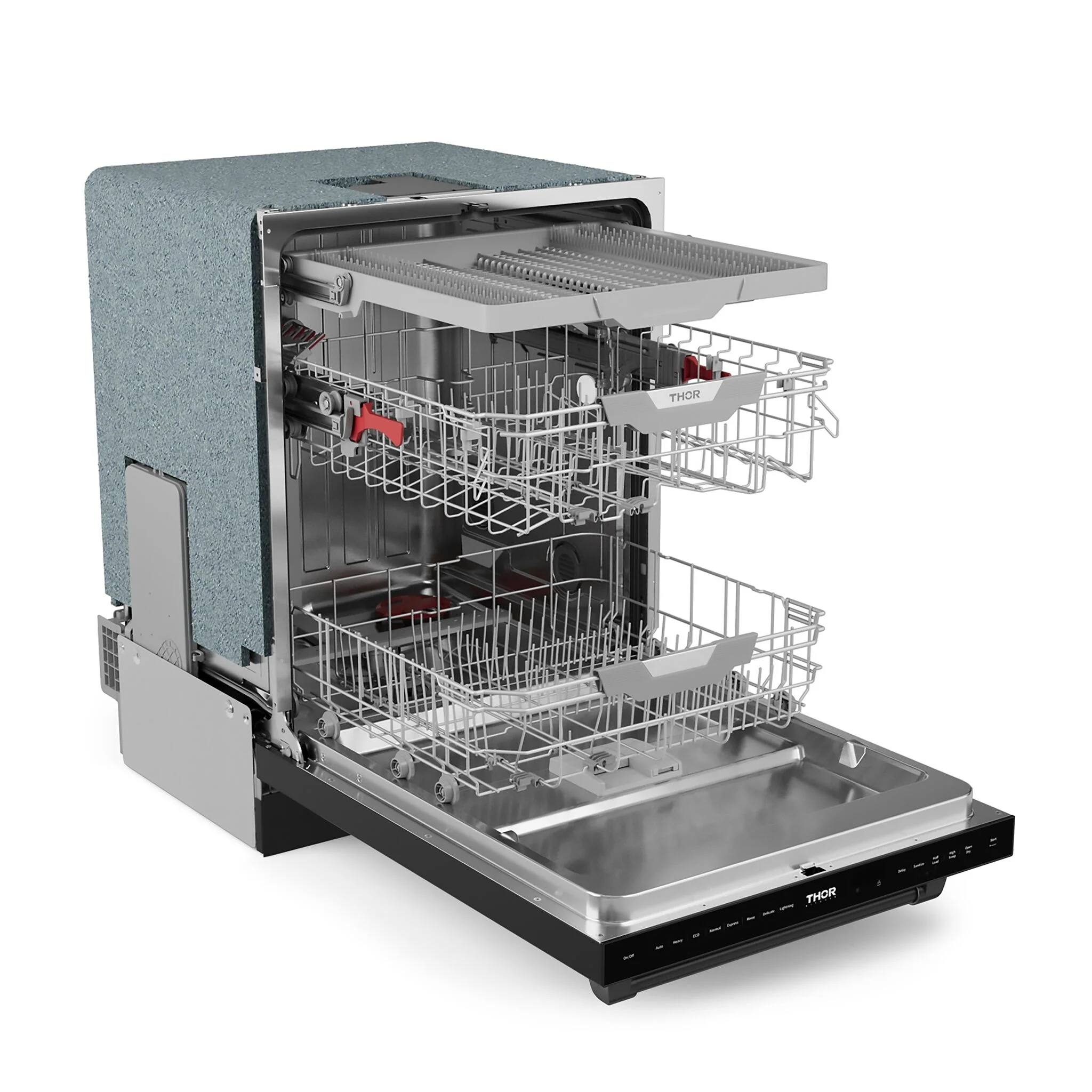 Thor Kitchen Black Stainless Steel Dishwasher (Gordon Ramsay Series) - DW24X8BA00 - Image 4