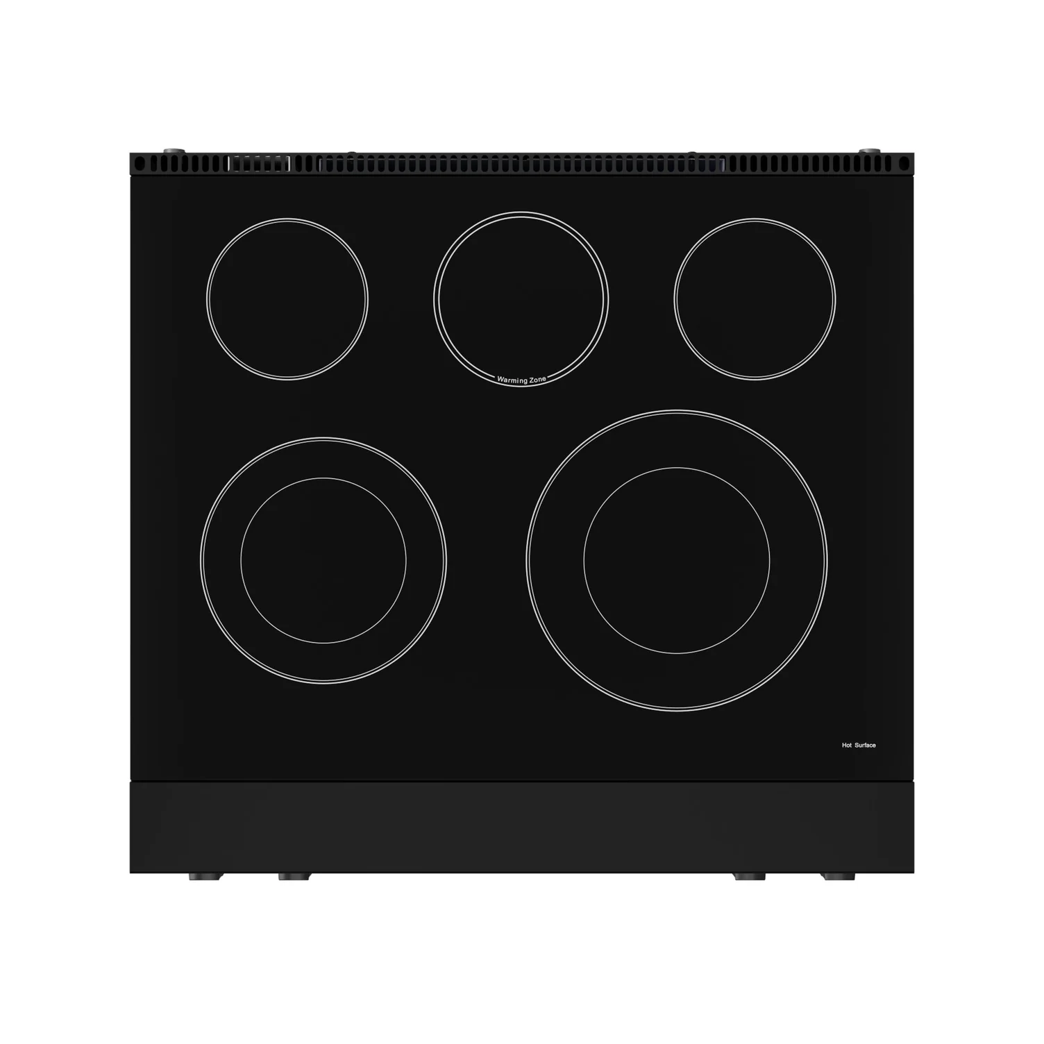 Thor Kitchen Black Stainless Steel Freestanding Professional Electric Range|Gordon Ramsay Series (4.55 cu.ft.) - RSE30B - Image 3