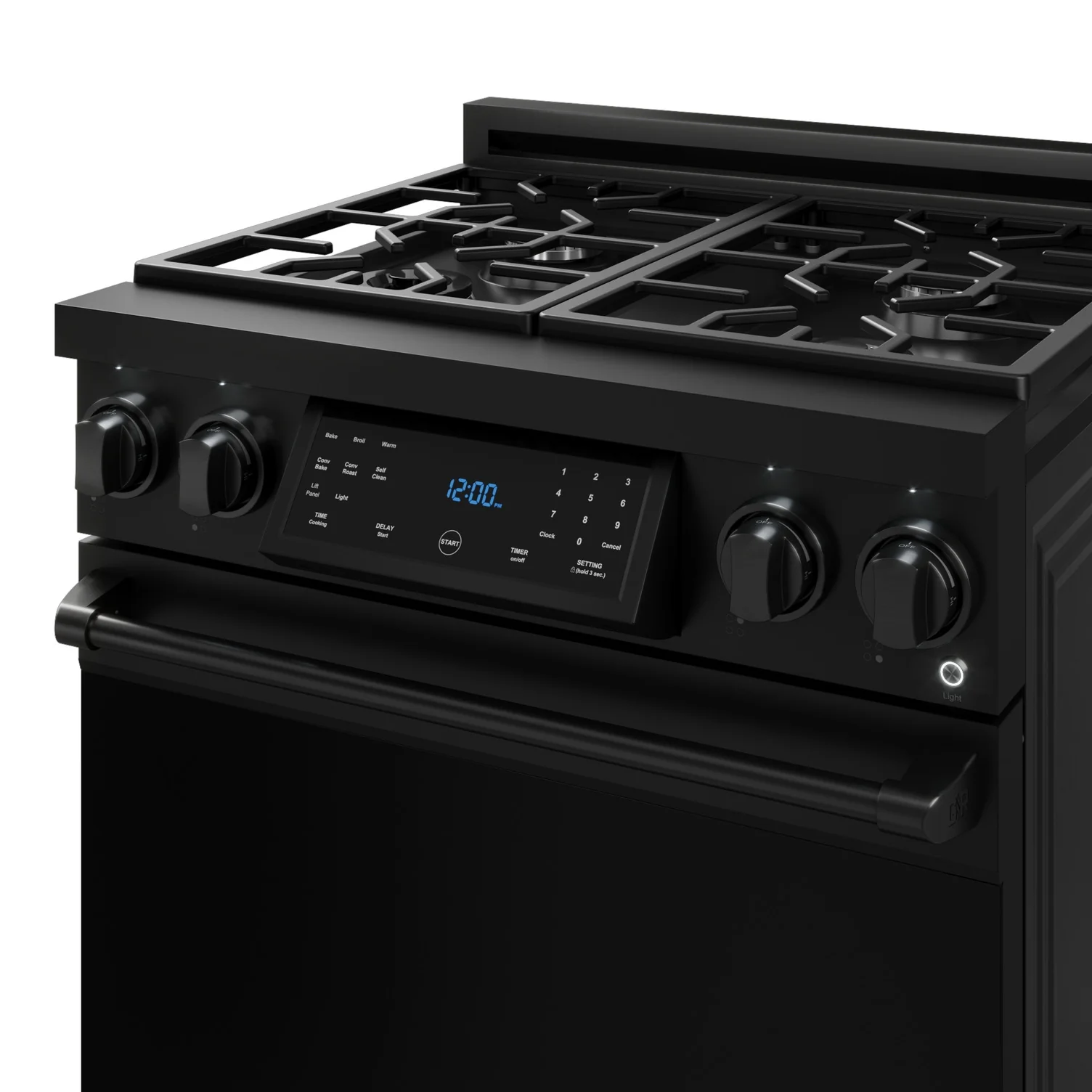 Thor Kitchen Black Stainless Steel Freestanding Professional Gas Range|Gordon Ramsay Series (4.55 cu.ft.) - RSG30B - Image 6