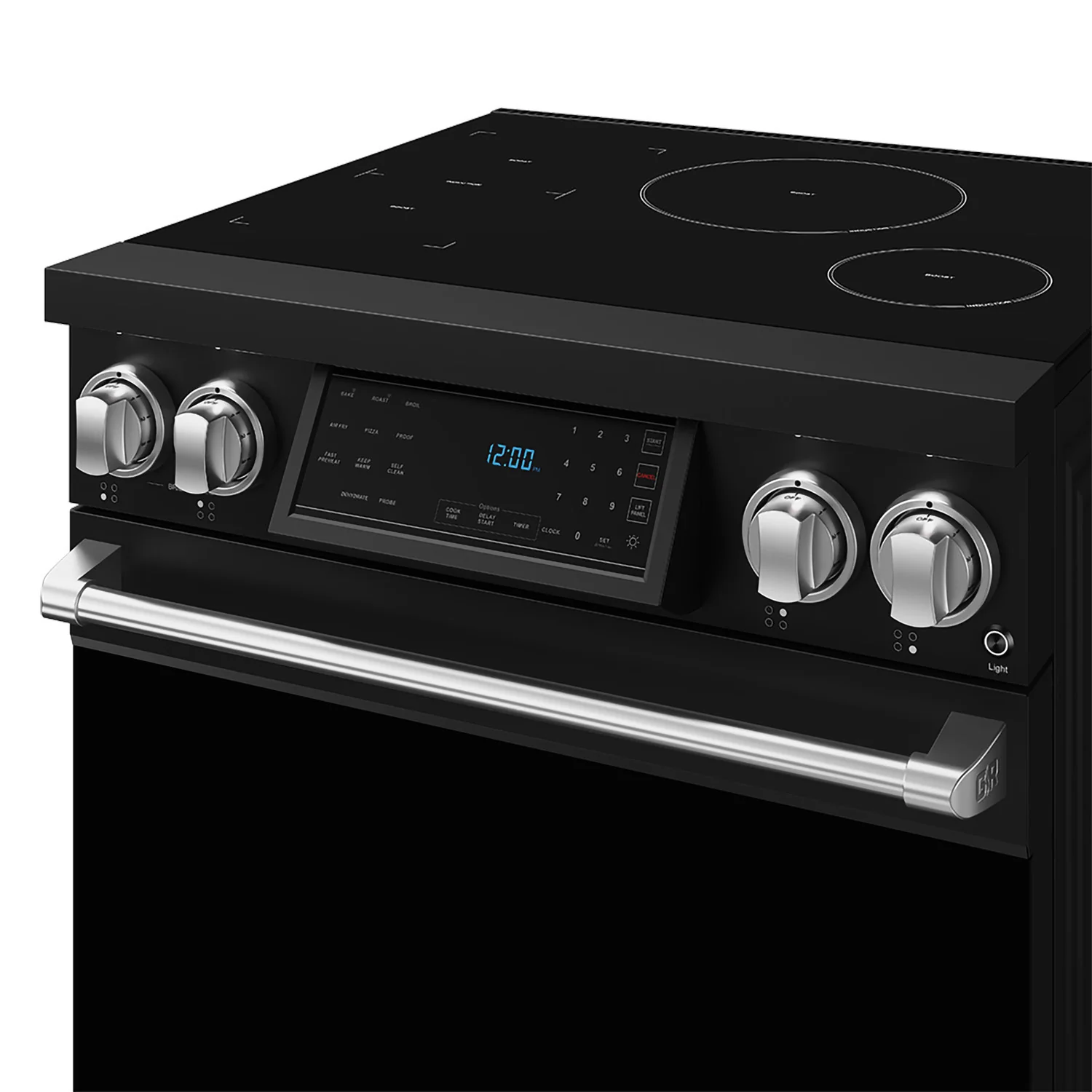 Thor Kitchen Gordon Ramsay Black Stainless Steel 30" Induction Range (4.8 cu ft)- RSI30B - Image 6