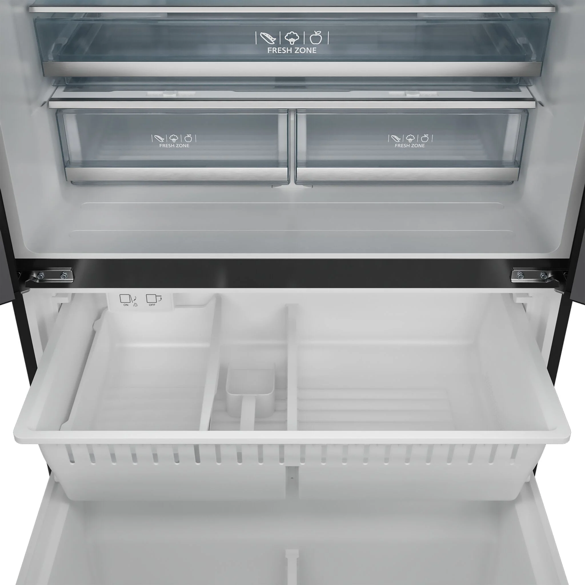 Thor Kitchen - Gordon Ramsay Collection 36" 20.3 Cu. Ft. Matte Black Counter-Depth French Door Refrigerator with Ice Maker - RF3621CTD00 - Image 5
