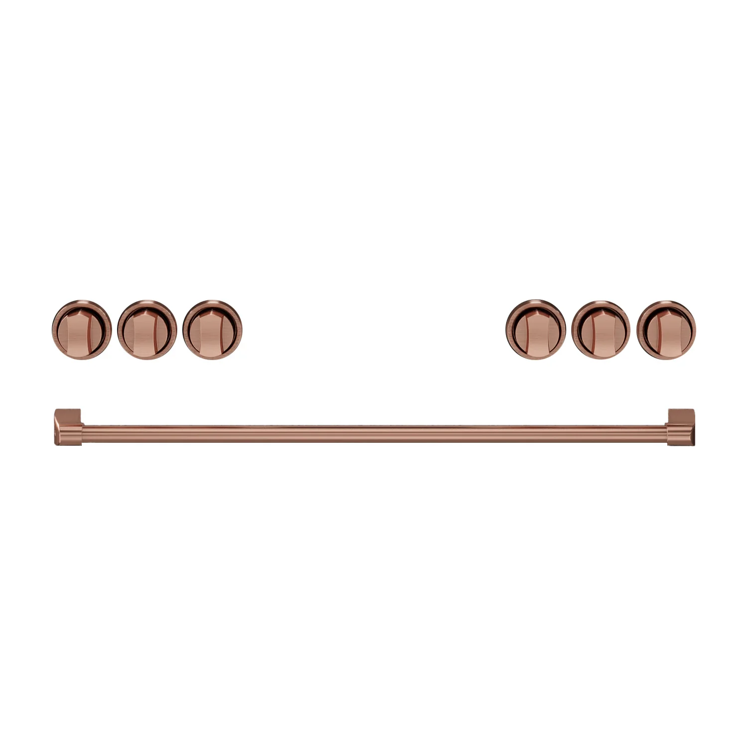 Thor Kitchen Rose Gold Handle and Knob Kit for 36” Gas Range - CKA-RG36-RSG