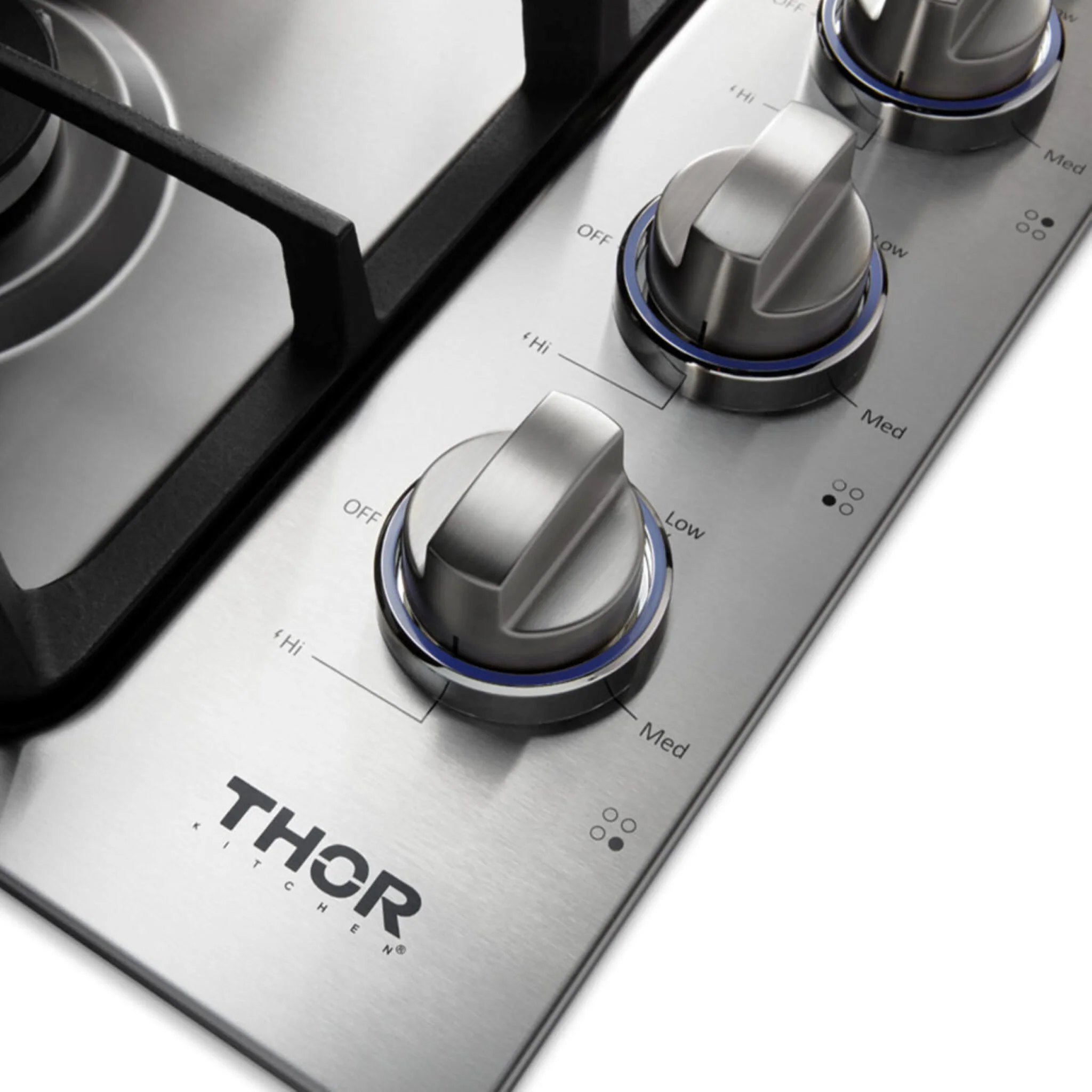 Thor Kitchen Stainless Steel 30" Drop-In Gas Cooktop - TGC3001 - Image 4