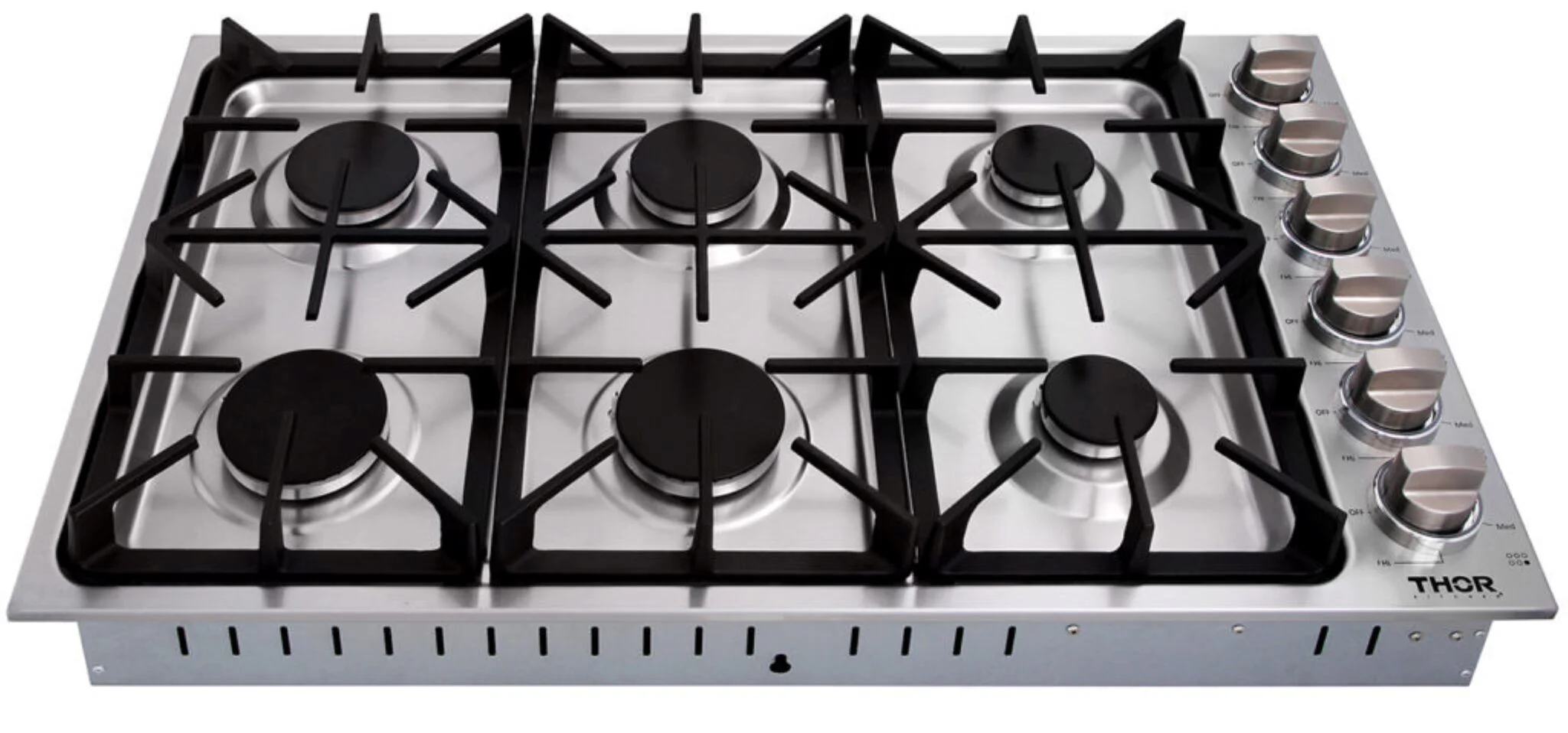 Thor Kitchen Stainless Steel 36" Drop-In Gas Cooktop - TGC3601 - Image 2