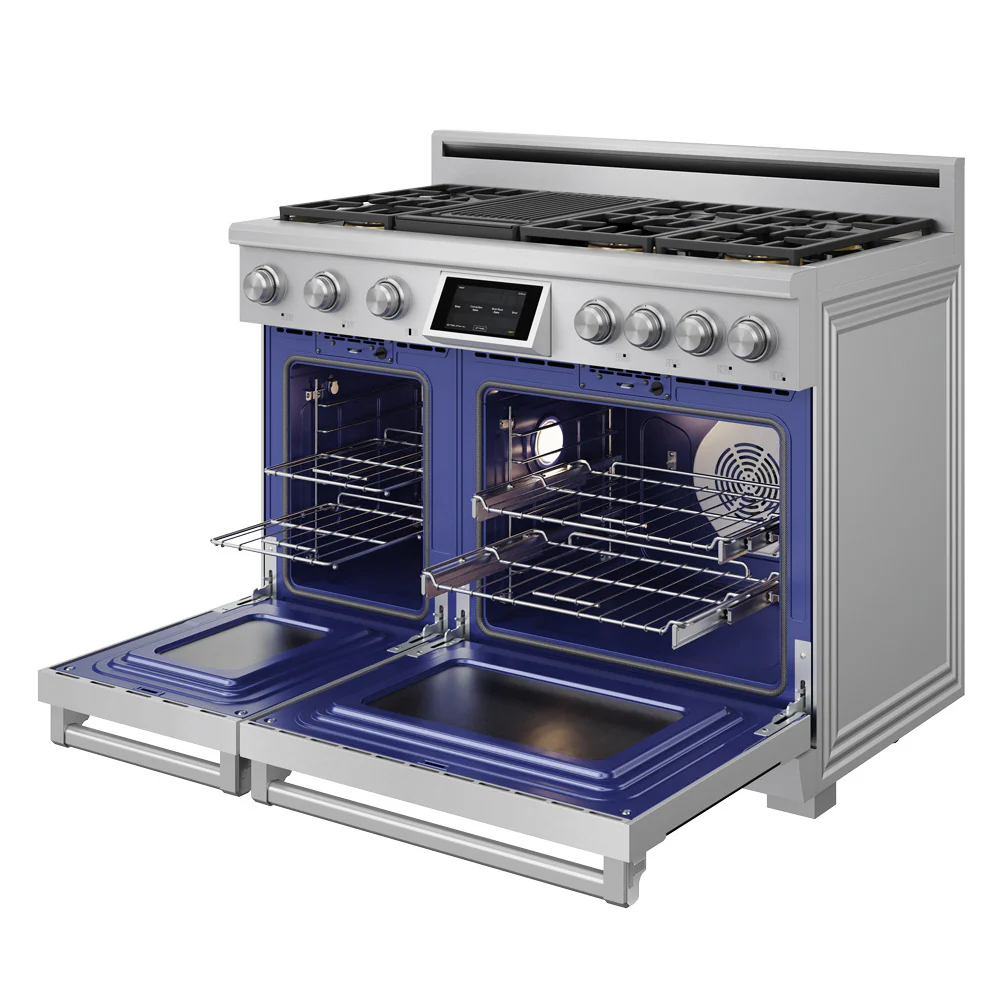 Thor Kitchen Stainless Steel 48" Dual Fuel Range (7.6 cu ft)- XRD48E - Image 4