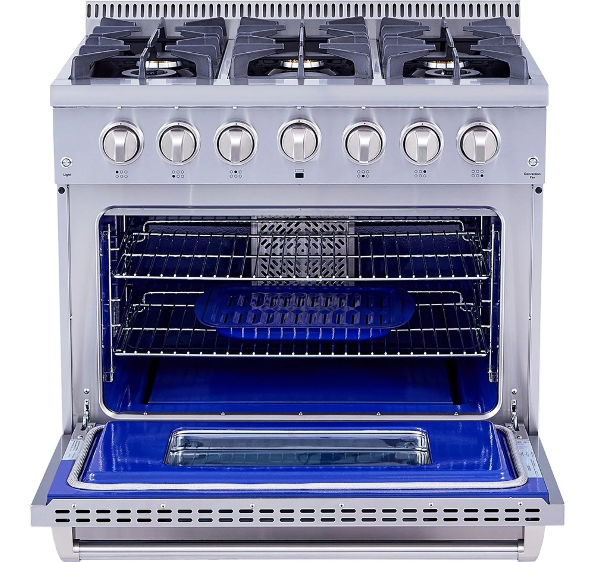 Thor Kitchen Stainless Steel Freestanding Gas Range (5.2 cu.ft.) - HRG3618U - Image 2