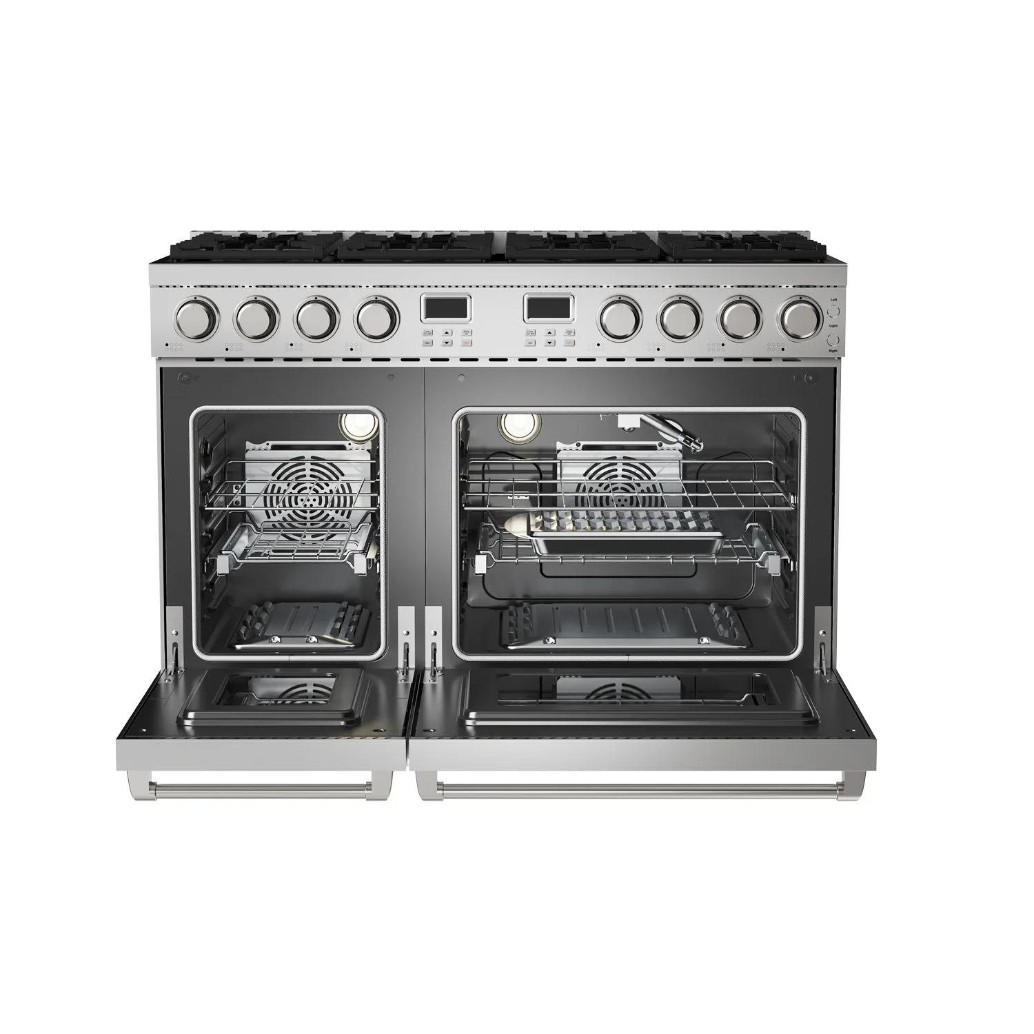 Thor Kitchen Stainless Steel Gas Range - Contemporary Professional (7.6 Cu. Ft.) - ARG48 - Image 3