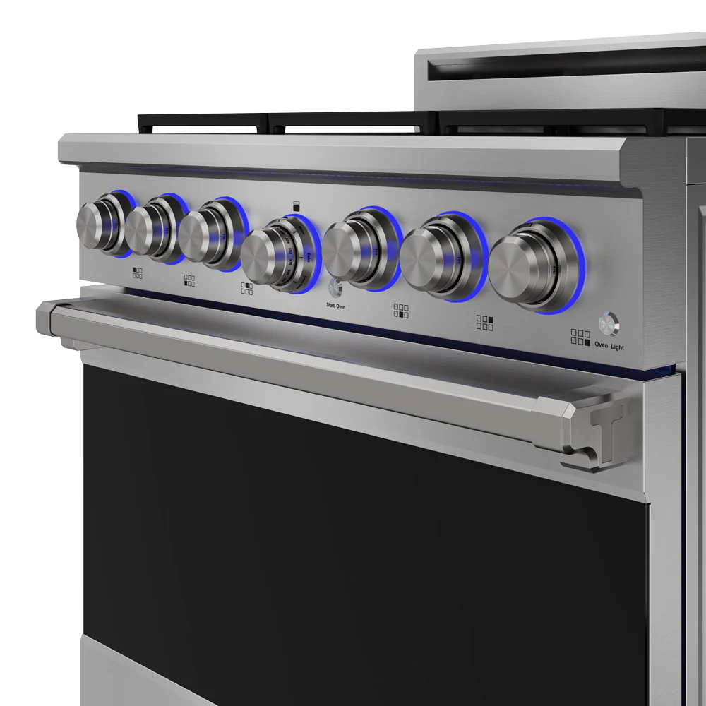 Thor Kitchen Stainless Steel Natural Gas Range (6.0 cu ft.) - XRG36E - Image 4