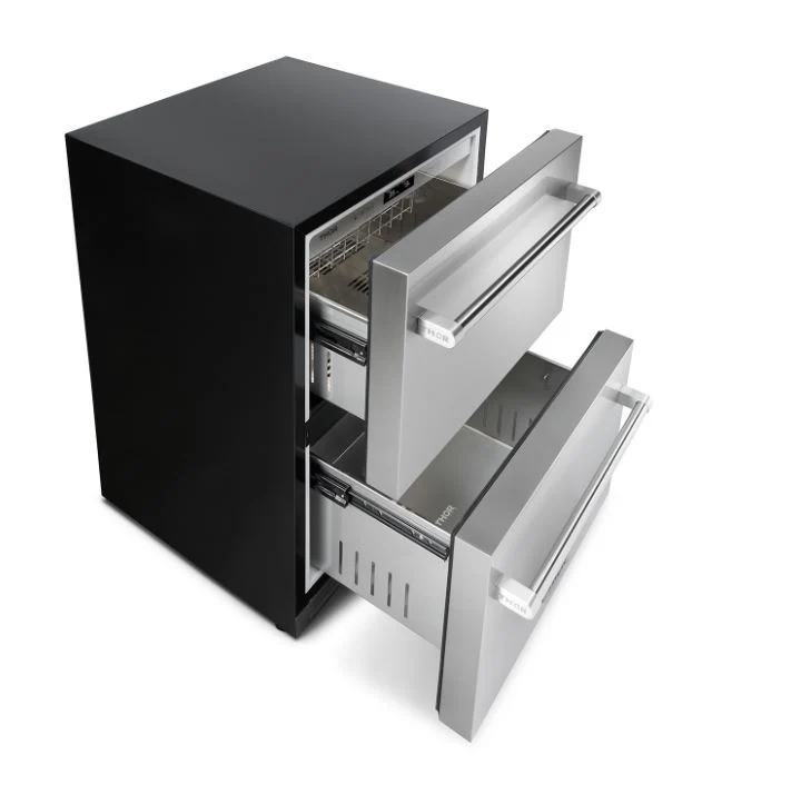 Thor Kitchen Stainless Steel Undercounter Refrigerator with Two Drawers (5.4 cu.ft) - TRF24U - Image 4