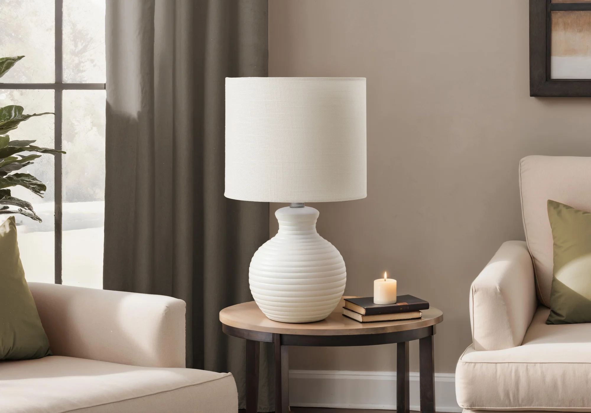 Thorne Table Lamp - White - Image 2