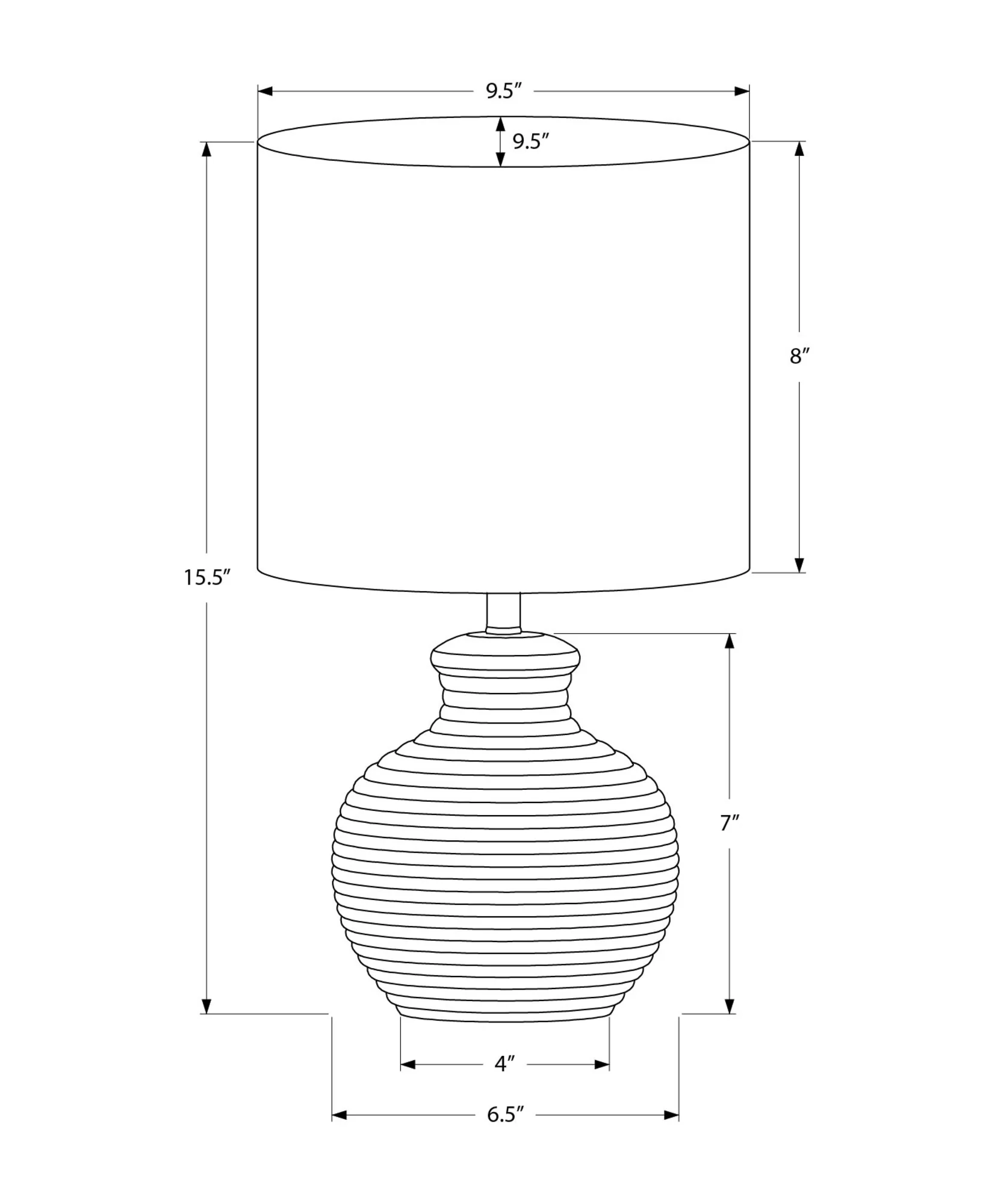 Thorne Table Lamp - White - Image 3