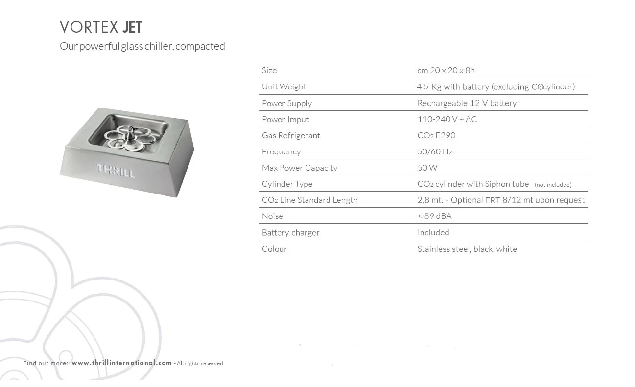 Thrill Stainless Steel Freestanding Glass Chiller - JE.01.0.00 - Image 6
