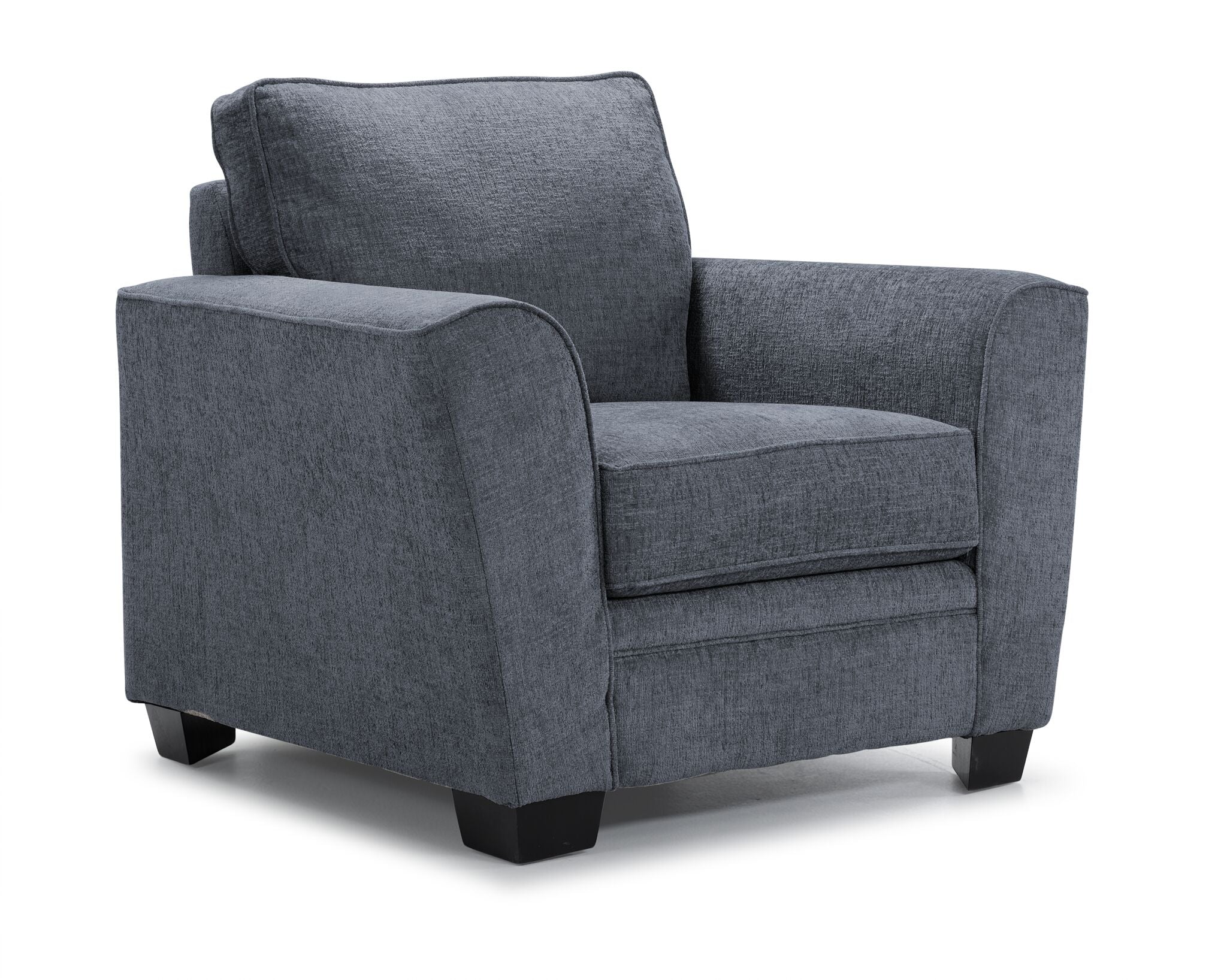 Tilley Sofa and Chair Set - Charcoal - Image 3