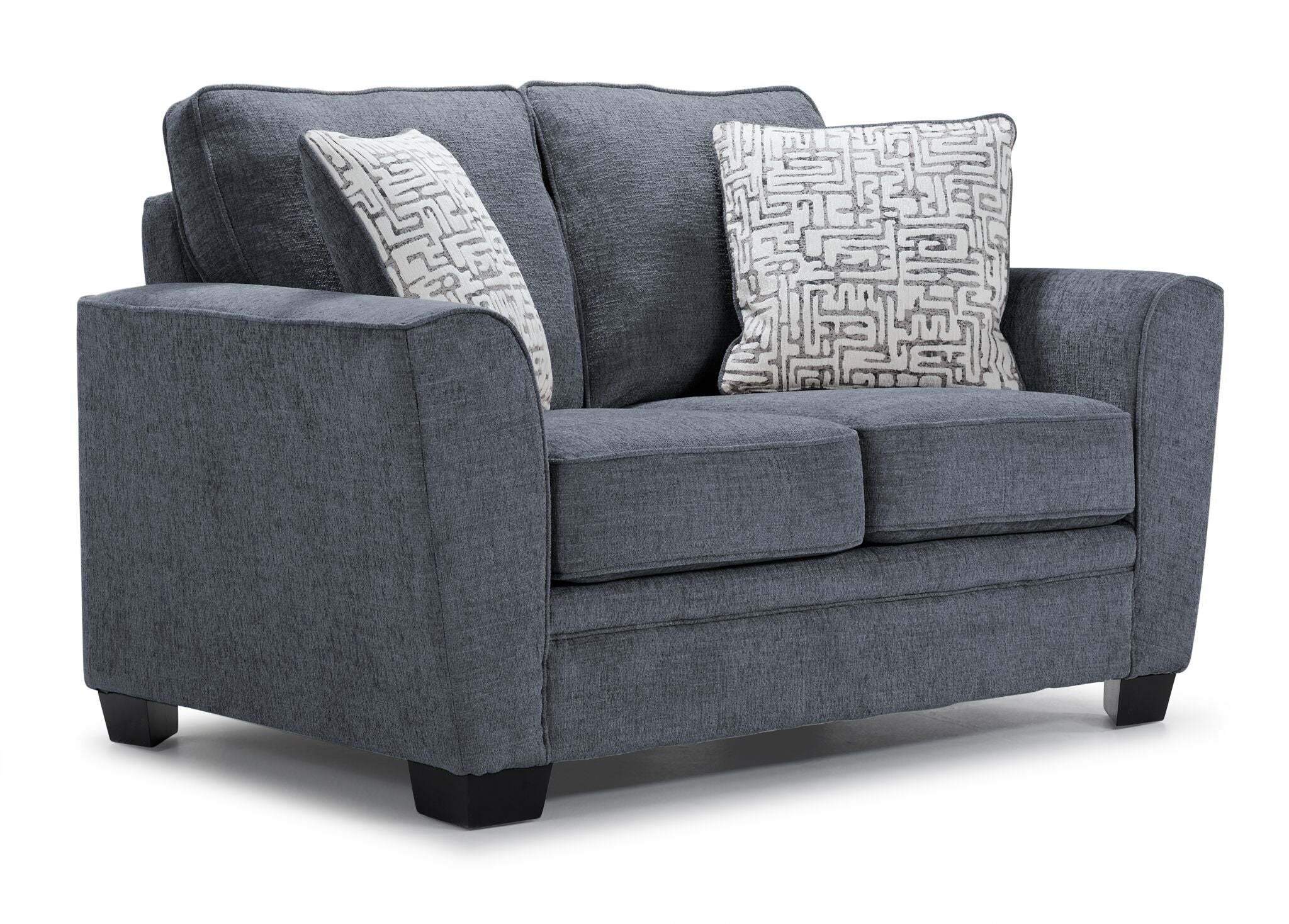 Tilley Sofa and Loveseat Set - Charcoal - Image 3