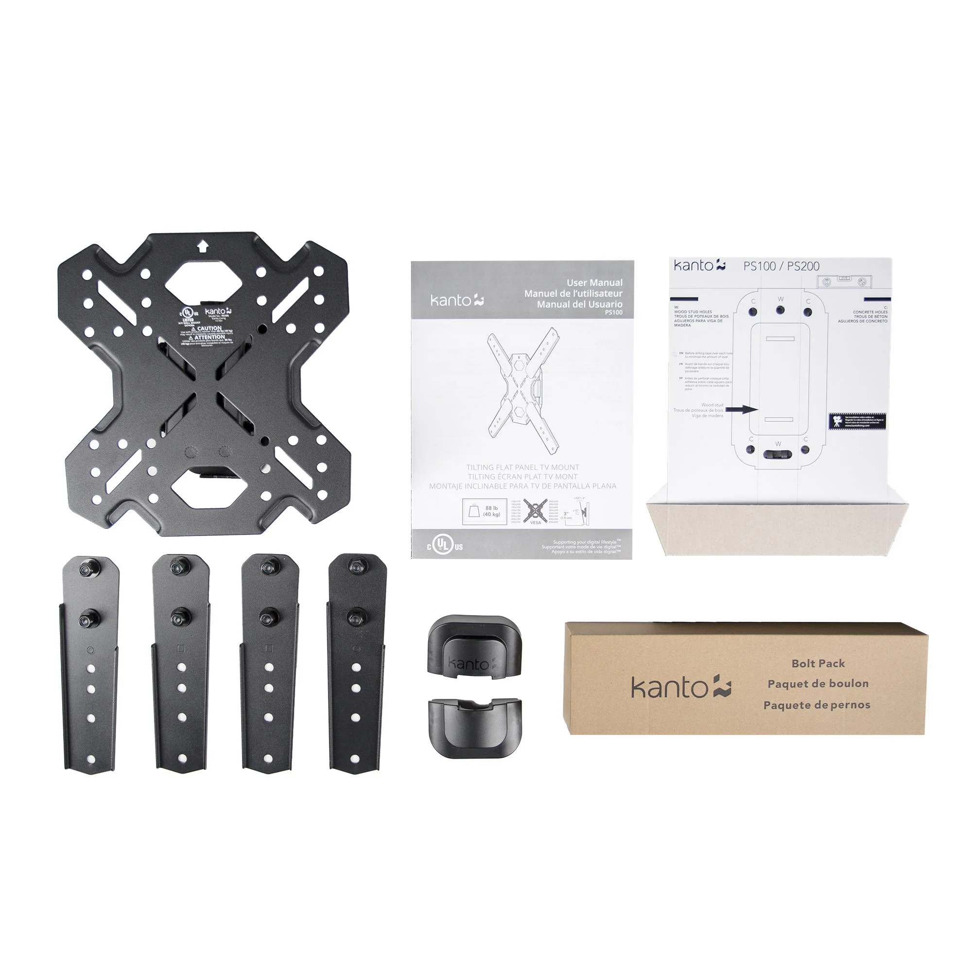 Tilting TV Wall Mount for 26" to 60" TVs - PS100 - Image 6