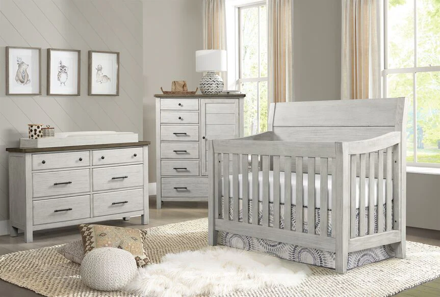 Timber Ridge Crib - Weathered White - Image 4