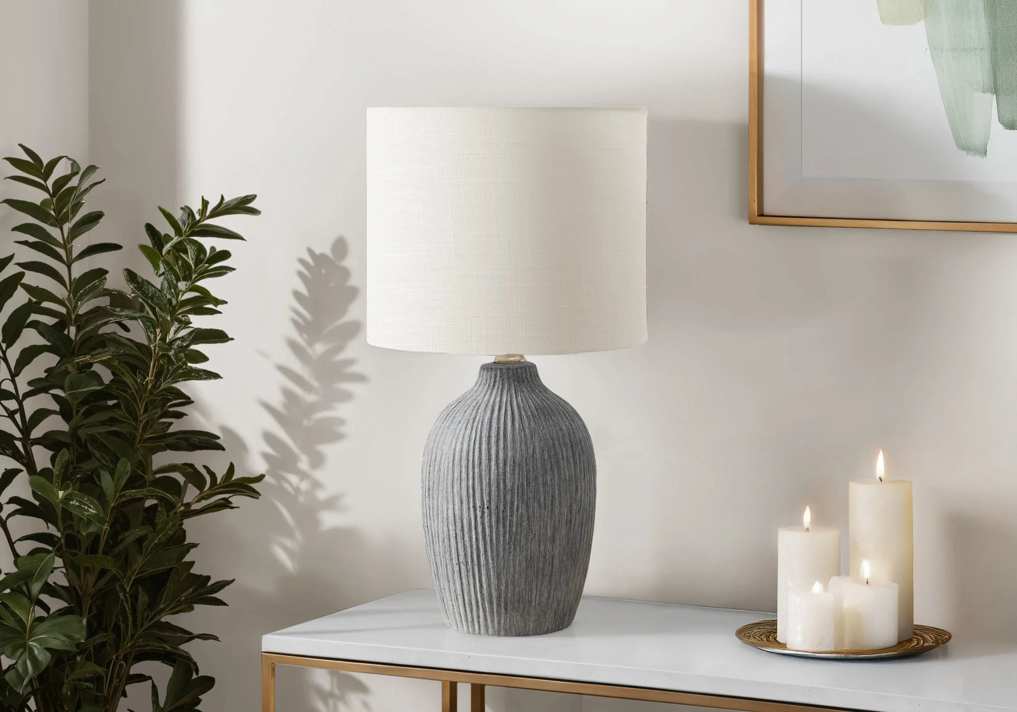 Tiva Table Lamp - Grey - Image 2