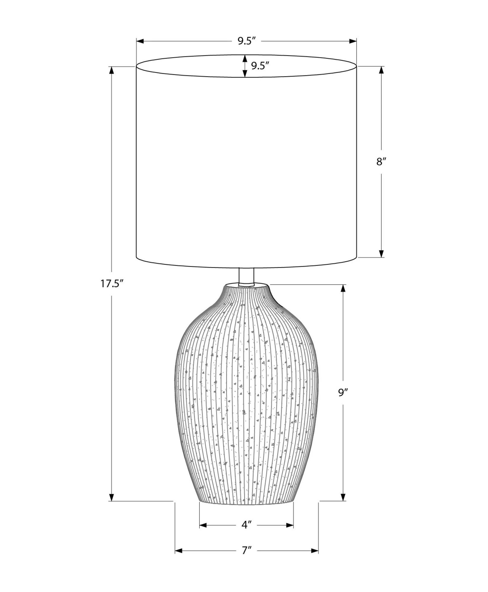 Tiva Table Lamp - Grey - Image 3