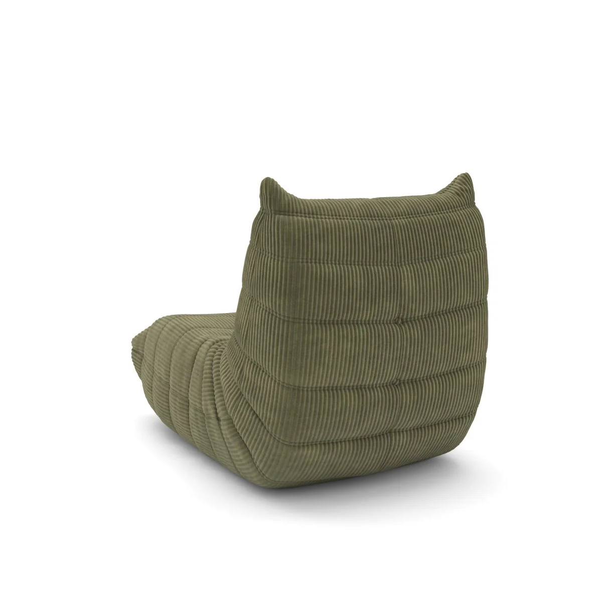 Tobias All-foam Armless Chair - Sage - Image 4