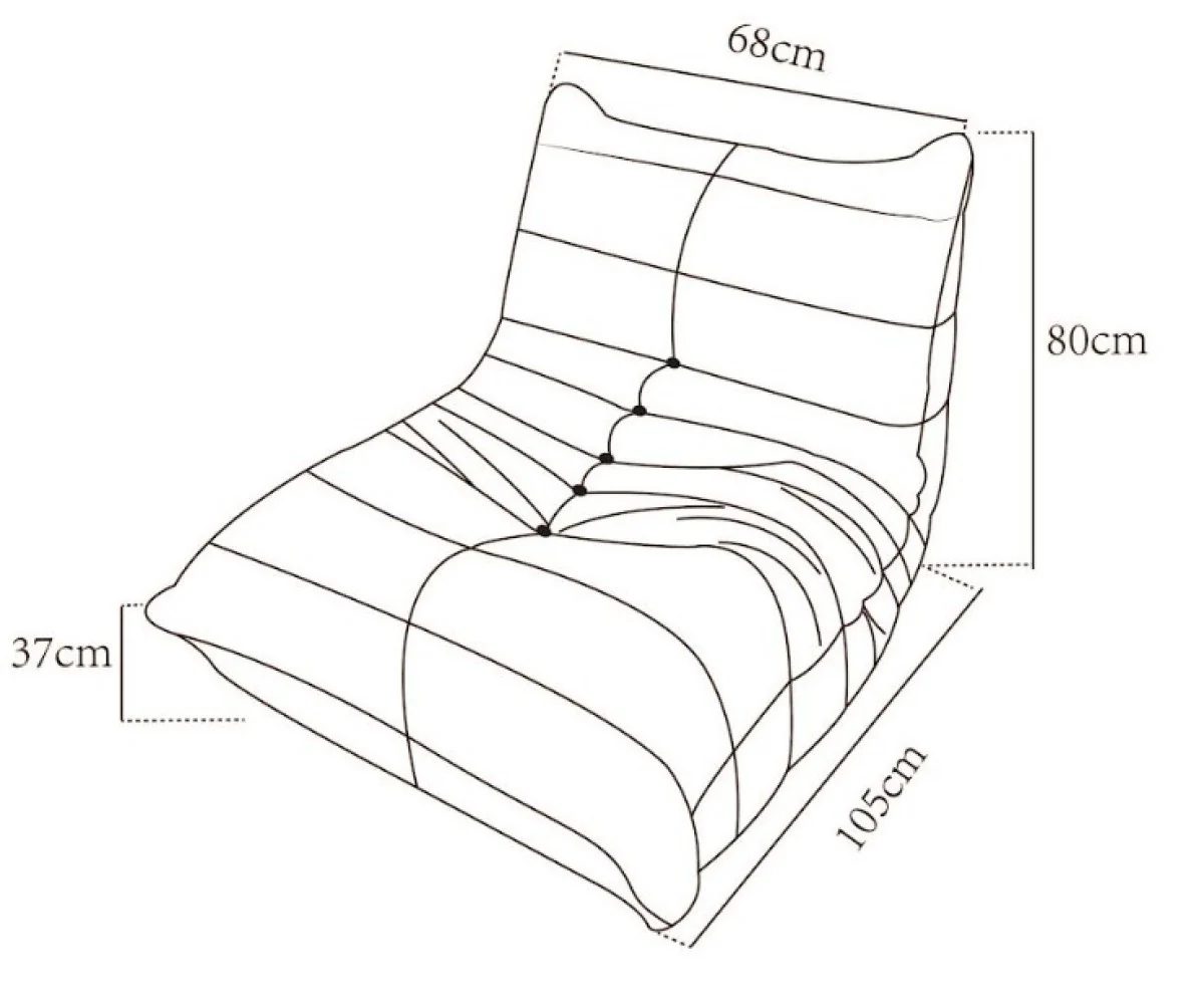 Tobias All-foam Armless Chair - Sage - Image 6